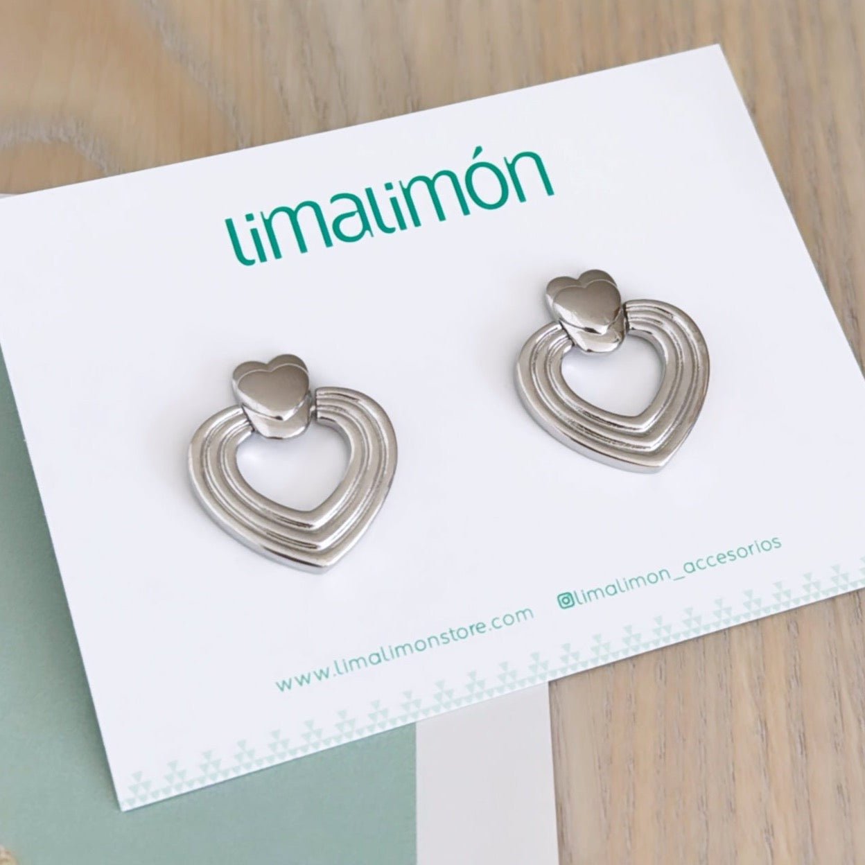 Heart Earring - Earring | LimaLimón Store - 3
