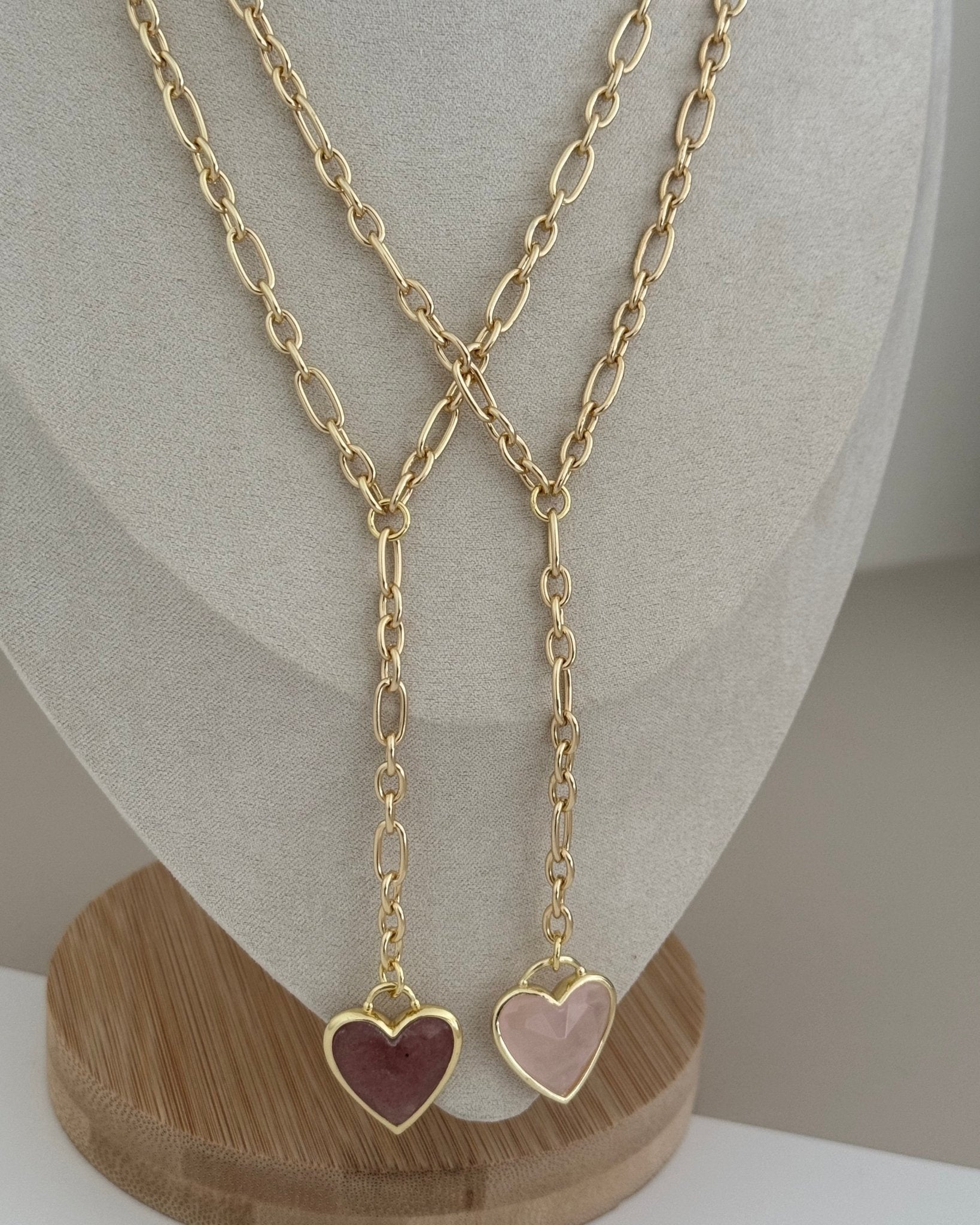 Heart Nacre Necklace - Necklace | LimaLimón Store - 8