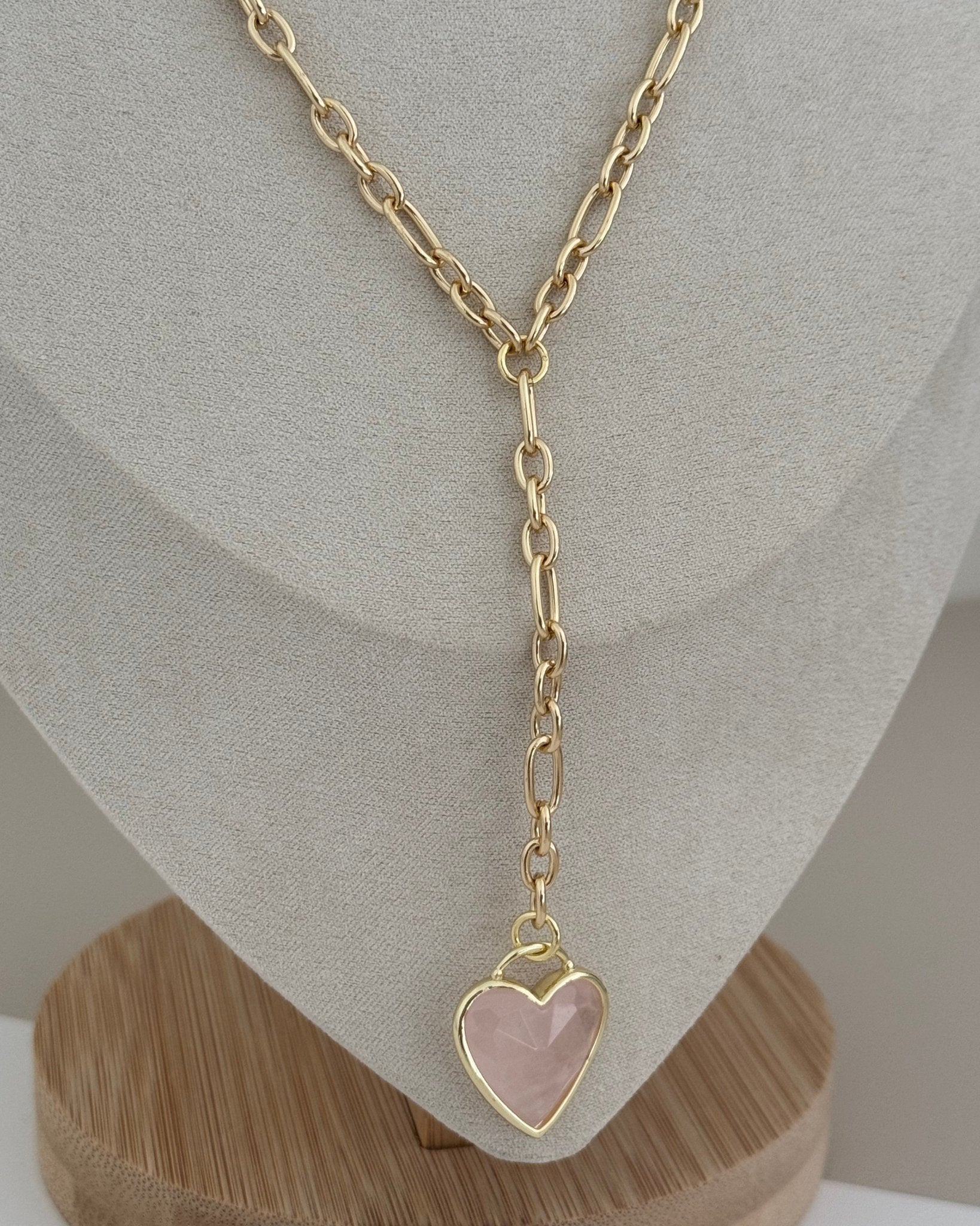 Heart Nacre Necklace - Necklace | LimaLimón Store - 4