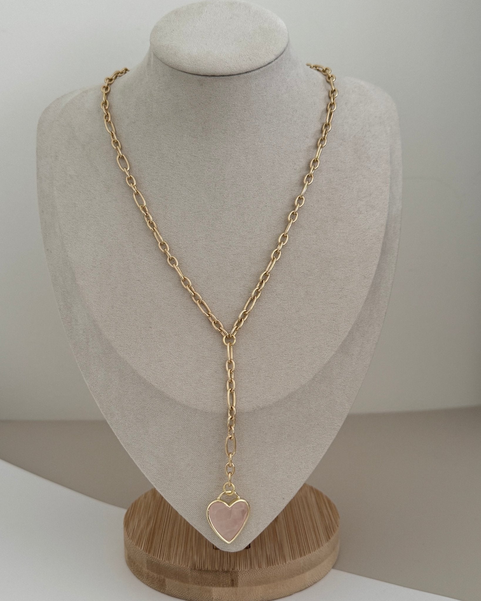 Heart Nacre Necklace - Necklace | LimaLimón Store - 3