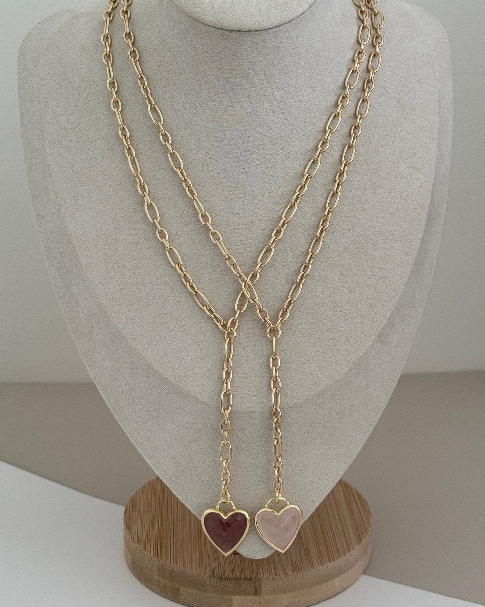 Heart Nacre Necklace - Necklace | LimaLimón Store - 7
