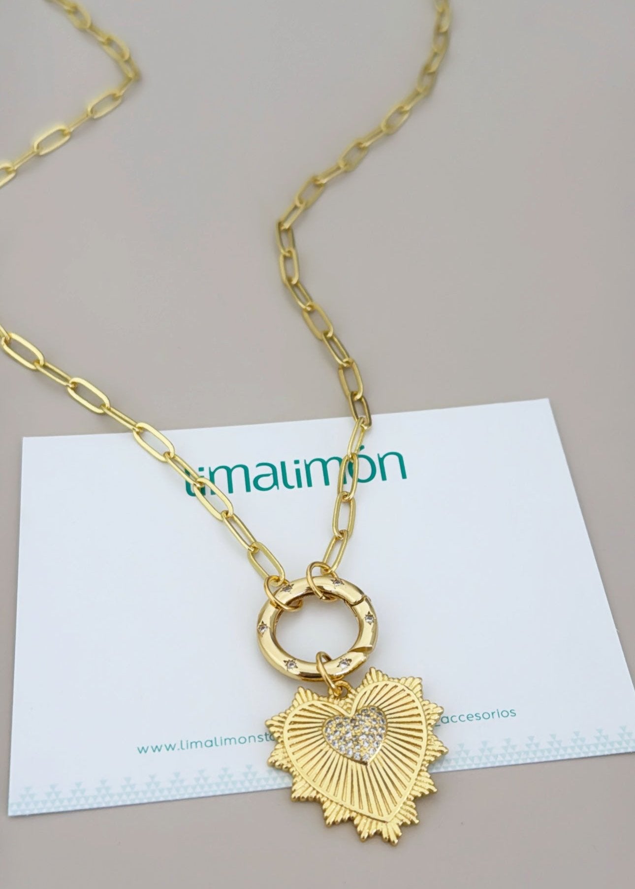 Heart Necklace - LimaLimón Store