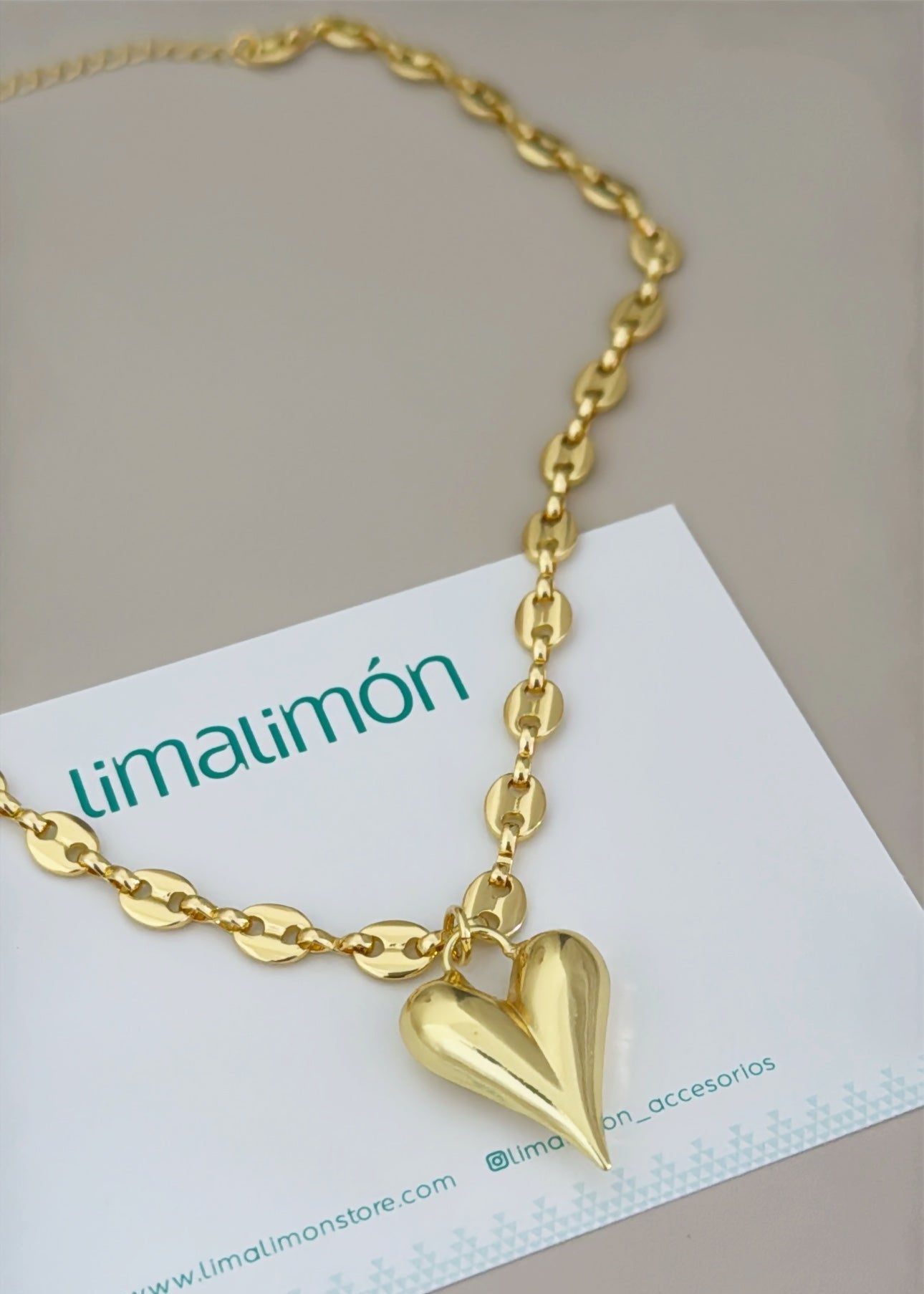 Heart Necklace - Necklace | LimaLimón Store - 3