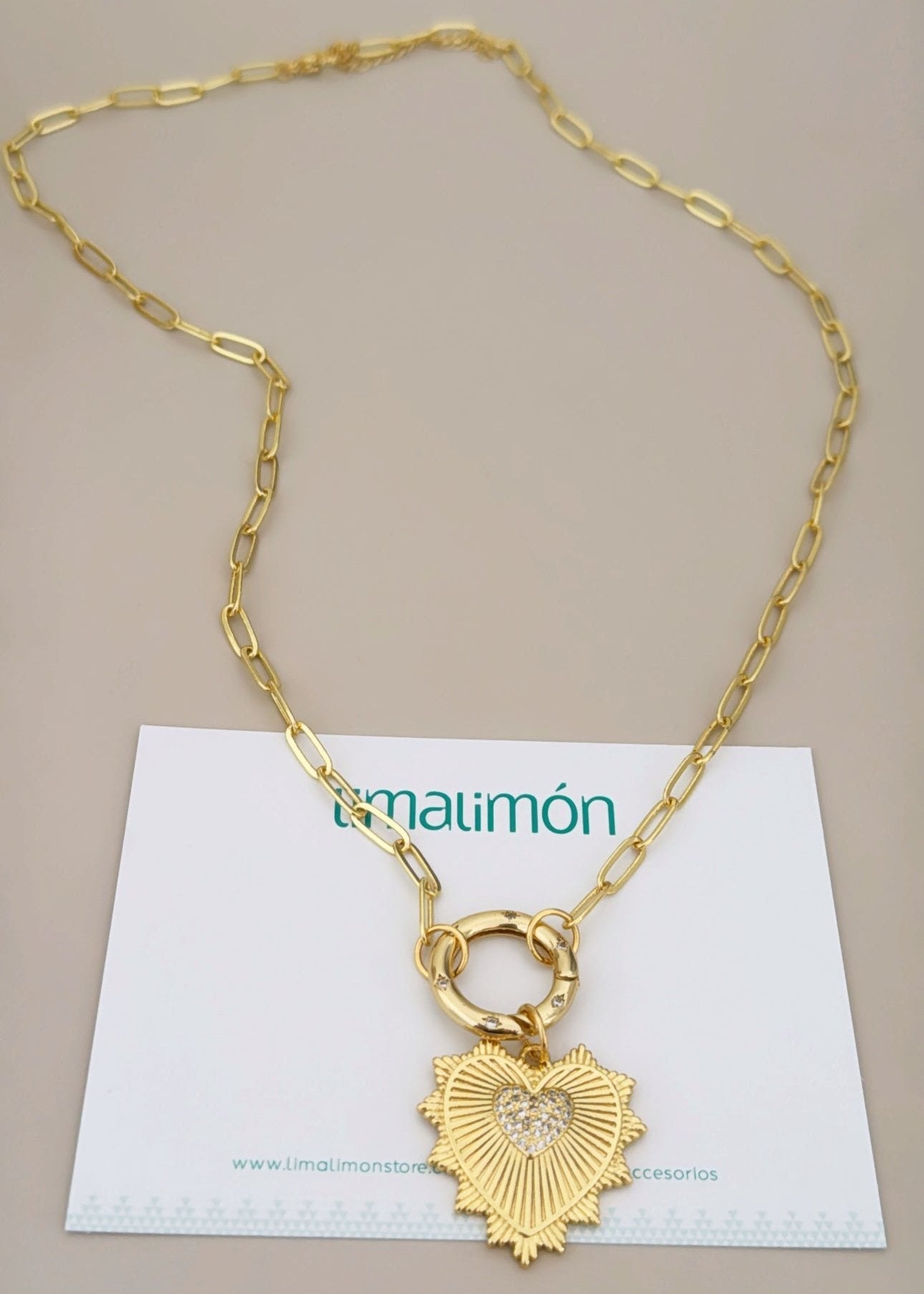 Heart Necklace - LimaLimón Store