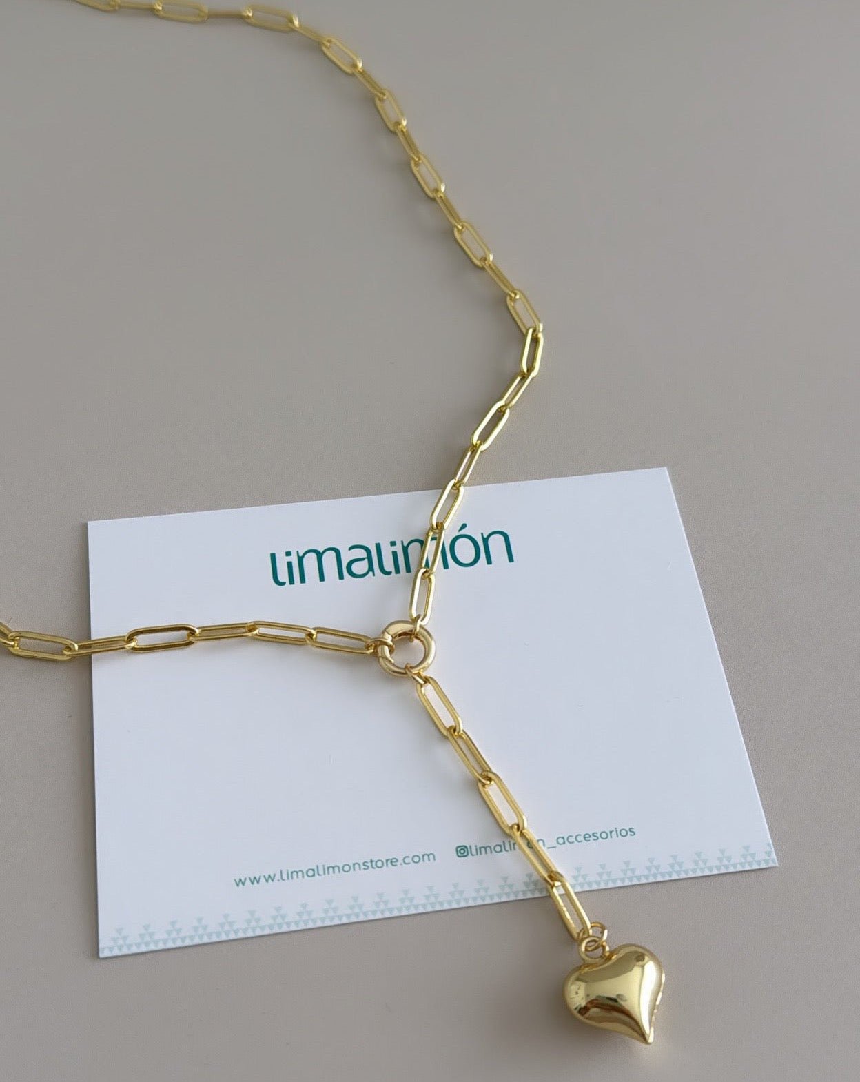 Heart Necklace - Necklace | LimaLimón Store - 3