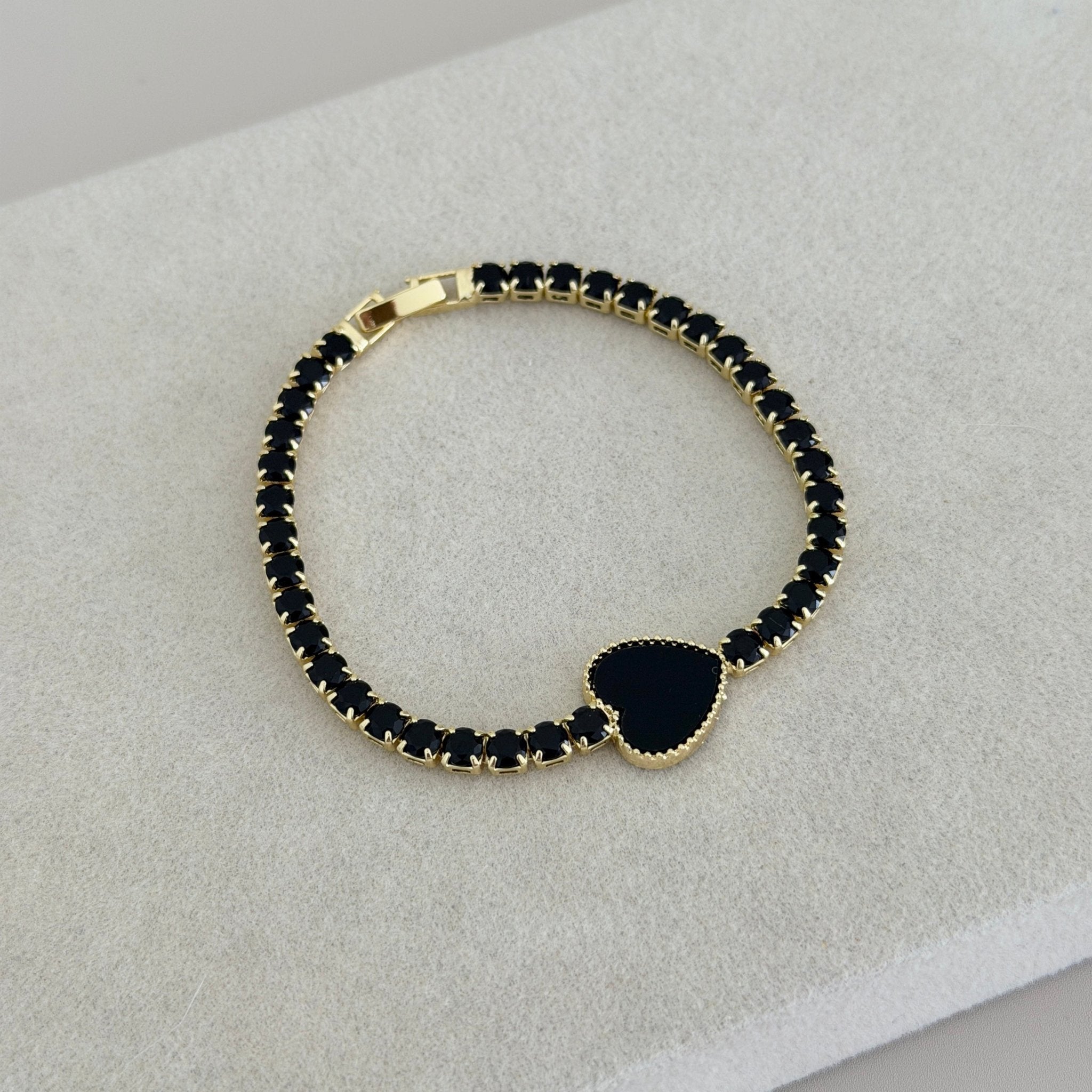 Heart Tennis Bracelet - Bracelet | LimaLimón Store - 2