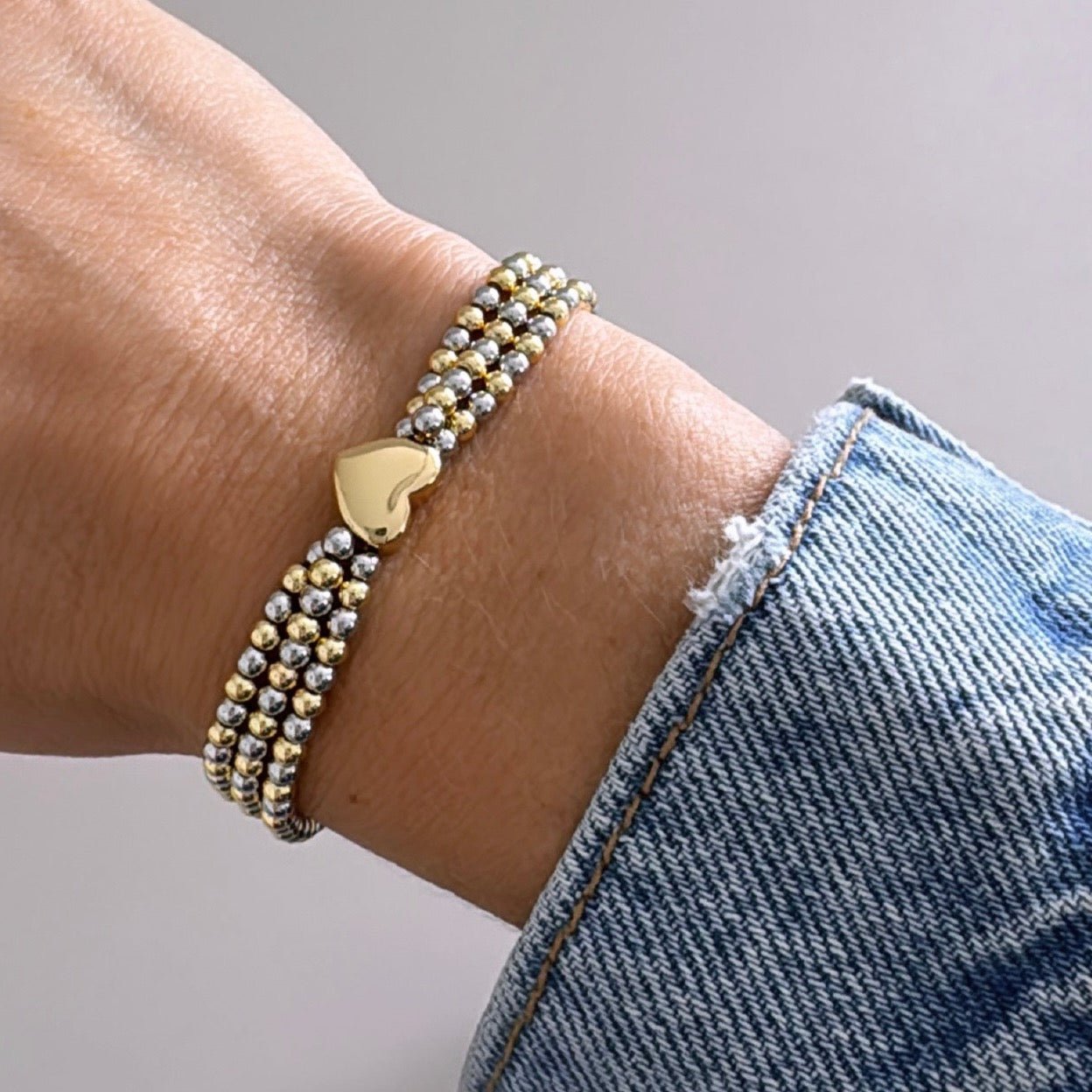 Heart Triple Bracelet - Bracelet | LimaLimón Store - 1