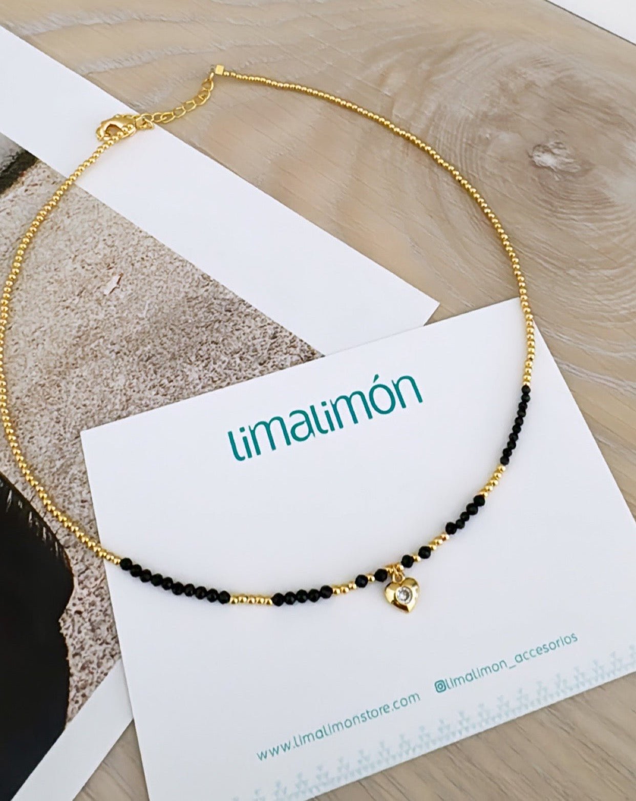 Heart Zirconia Necklace - Necklace | LimaLimón Store - 1