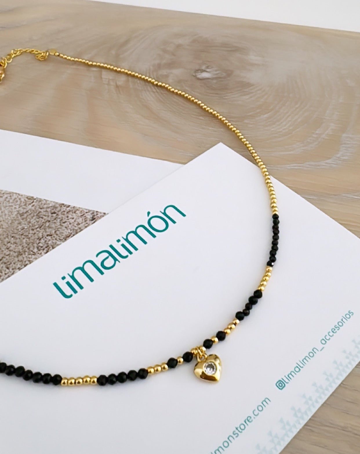 Heart Zirconia Necklace - Necklace | LimaLimón Store - 2