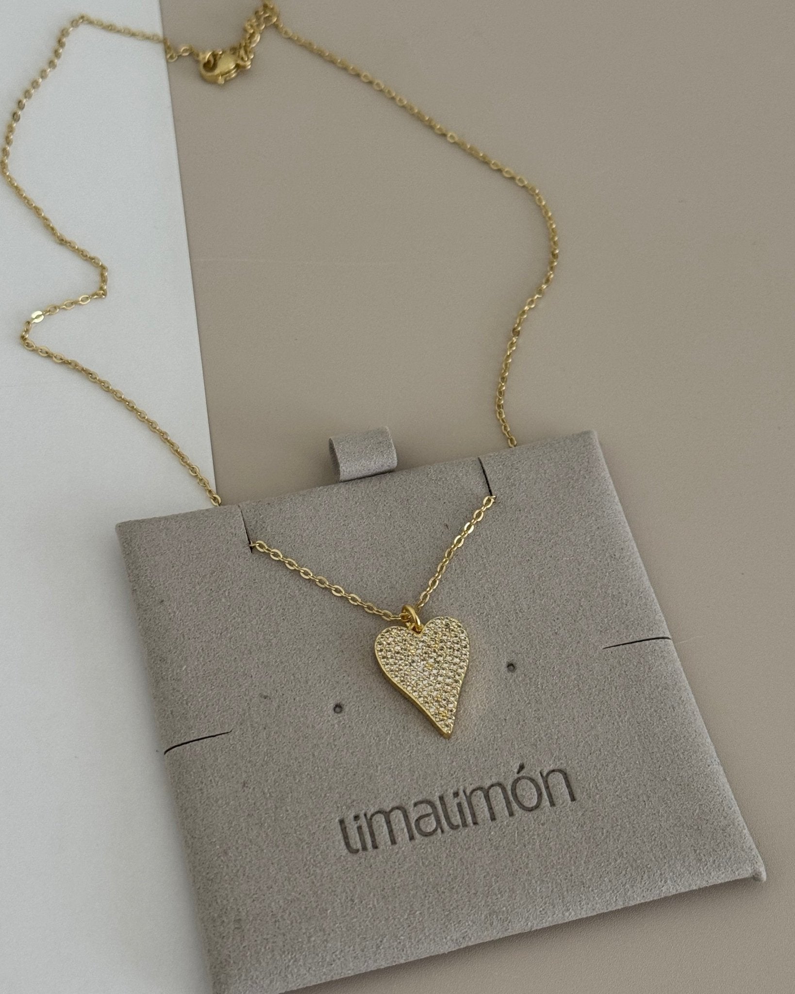 Heart Zirconia Necklace - LimaLimón Store