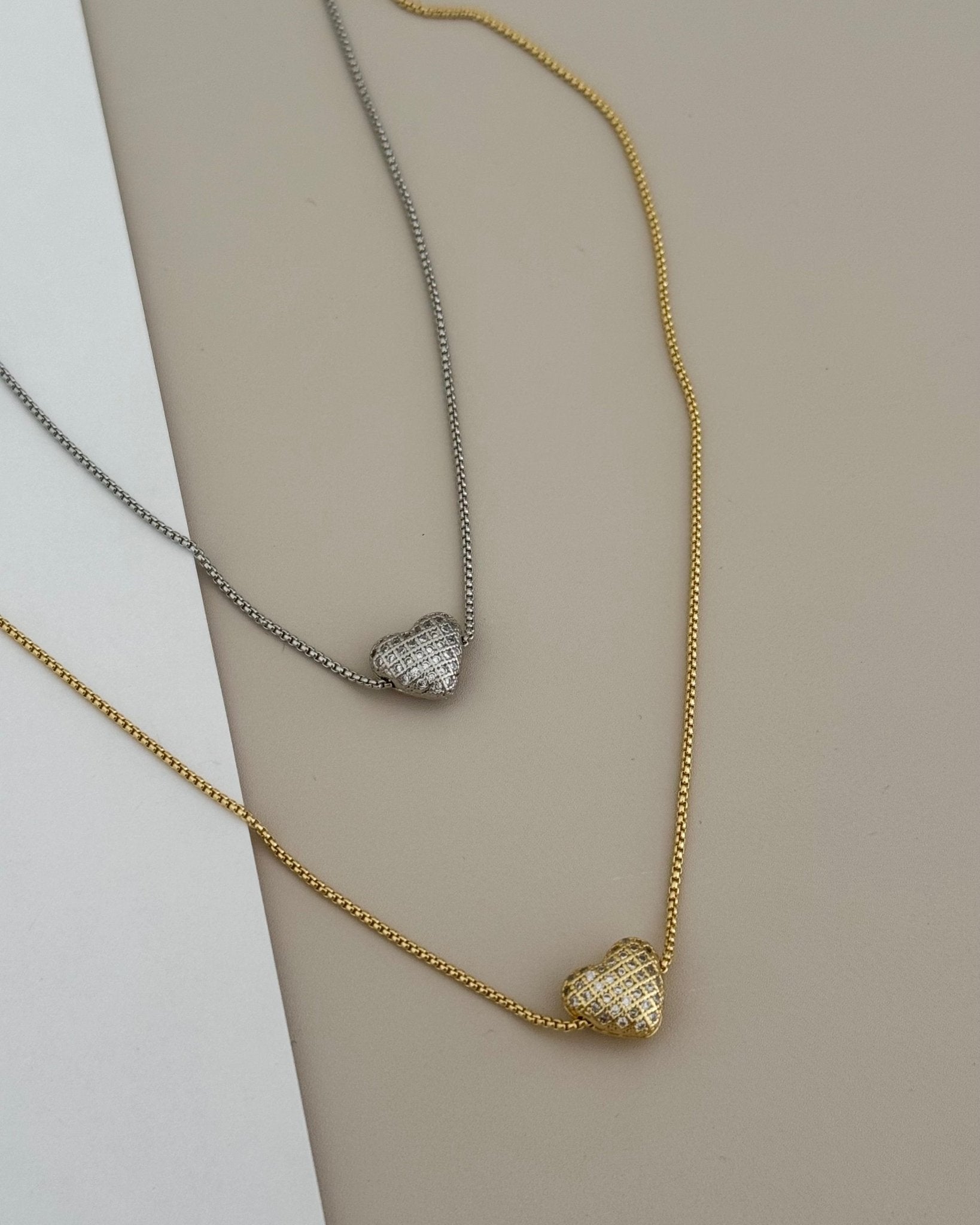 Heart Zirconia Necklace - LimaLimón Store