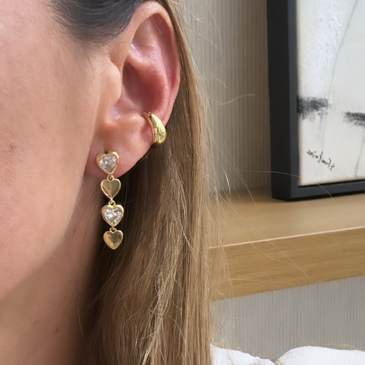 Hearts Earring - Earring | LimaLimón Store - 2