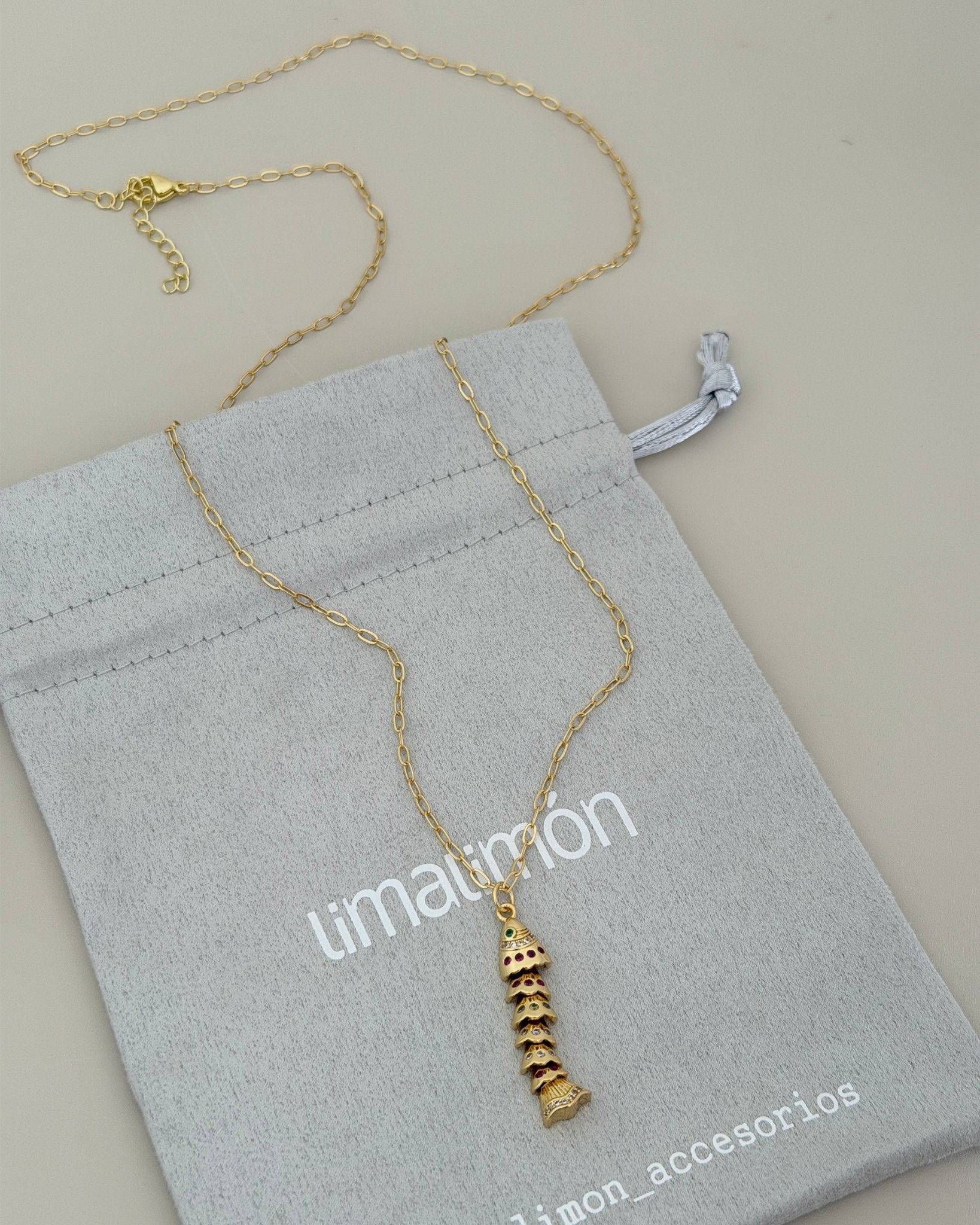Imperial Dragon Armor Necklace - Necklace | LimaLimón Store - 5