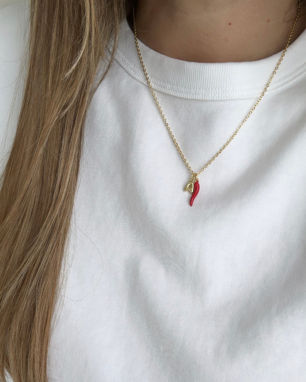 Initial Charm Necklace - Necklaces | LimaLimón Store - 6