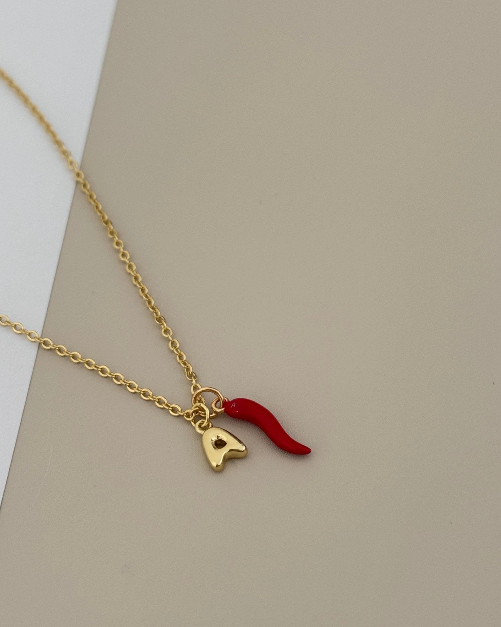 Initial Charm Necklace - Necklaces | LimaLimón Store - 7