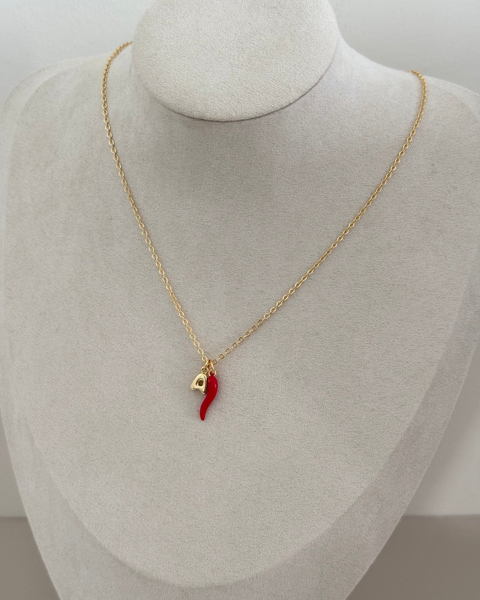 Initial Charm Necklace - Necklaces | LimaLimón Store - 2