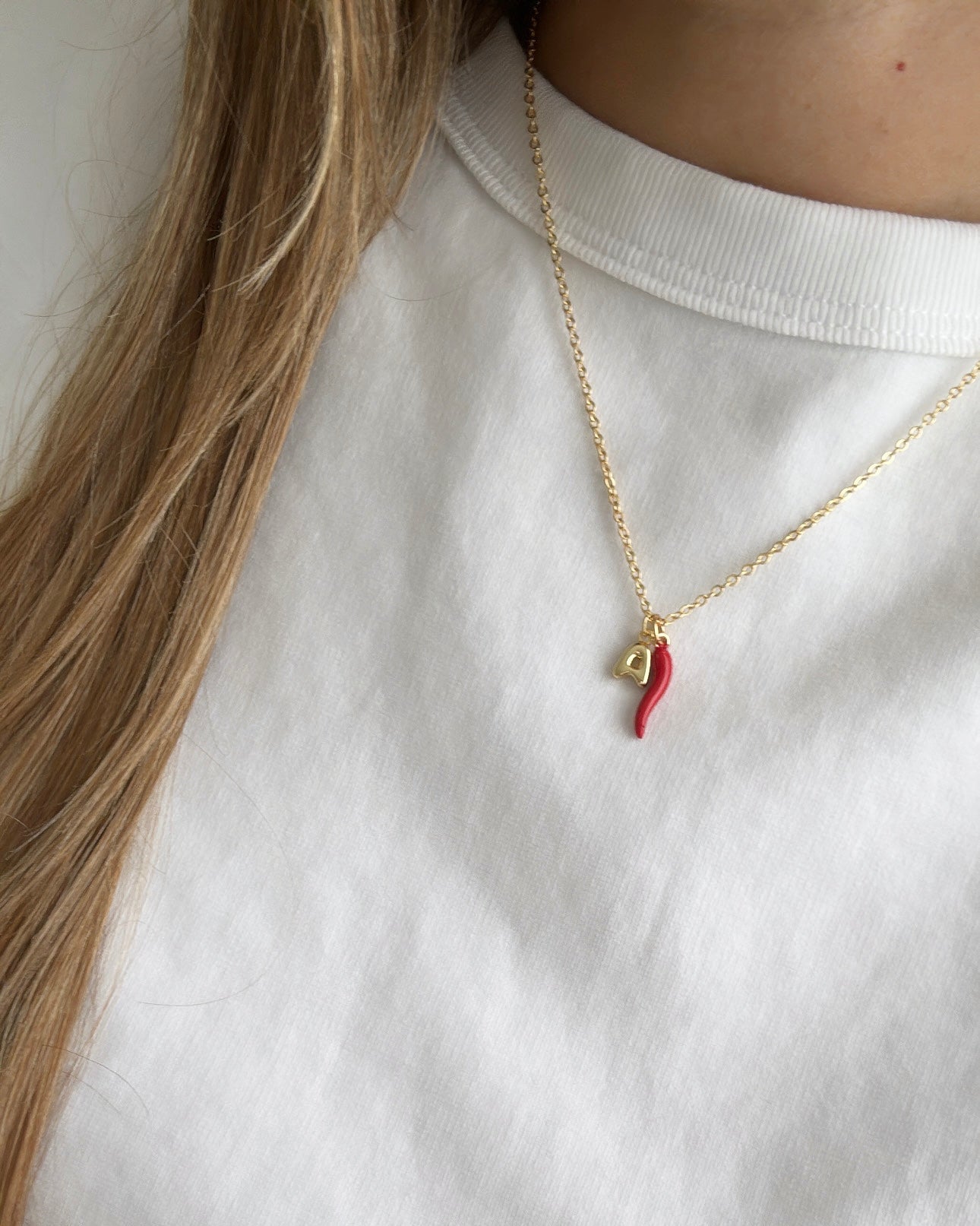 Initial Charm Necklace - Necklaces | LimaLimón Store - 5