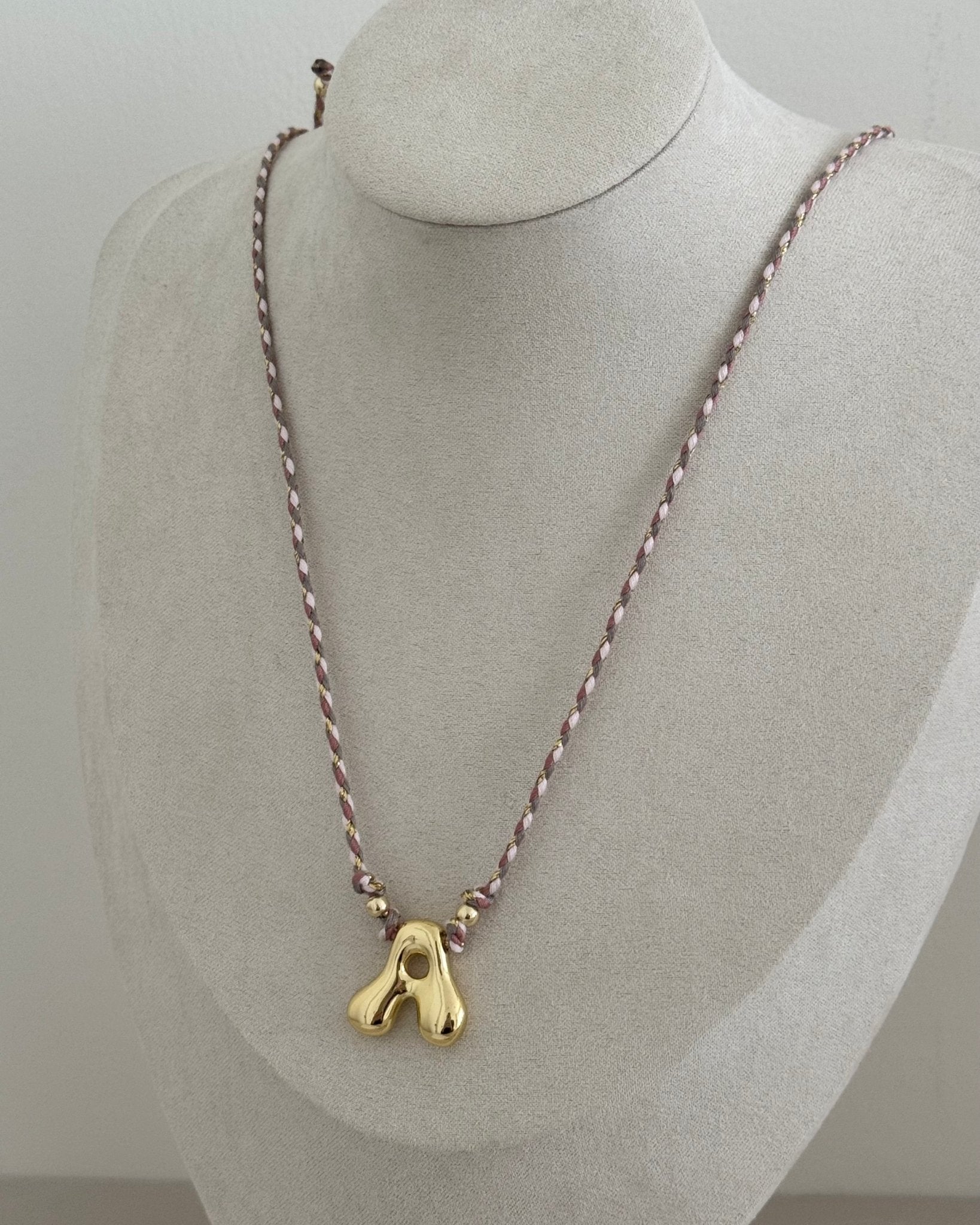 Initial Cord Necklace - Necklace | LimaLimón Store - 2