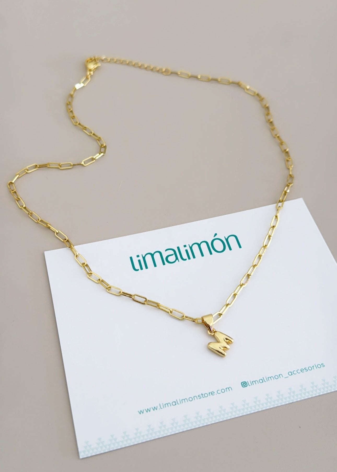 Initial Necklace - Necklaces | LimaLimón Store - 2