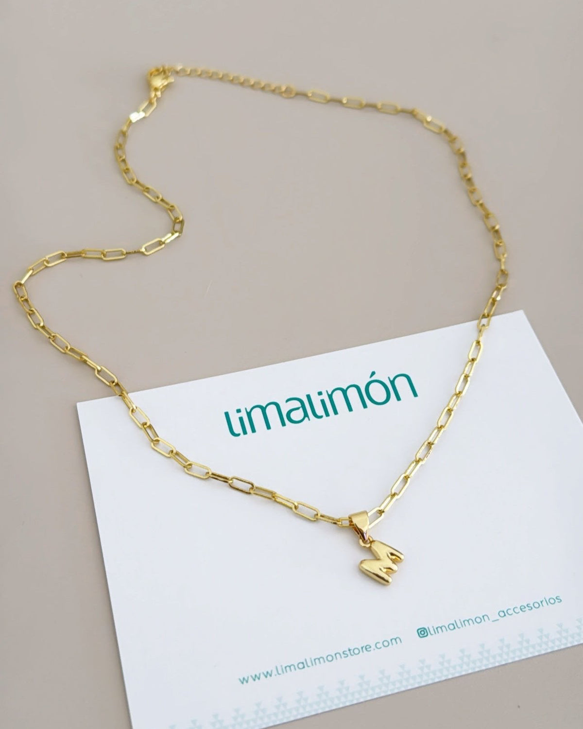 Initial Necklace - Necklaces | LimaLimón Store - 2