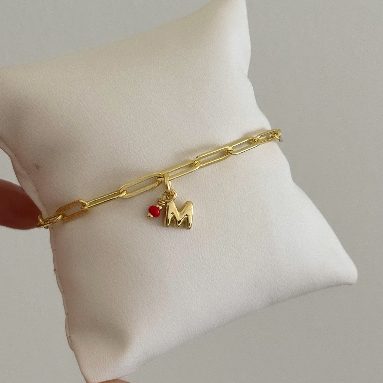 Initial Paper Clip Chain Bracelet - Bracelet | LimaLimón Store - 3