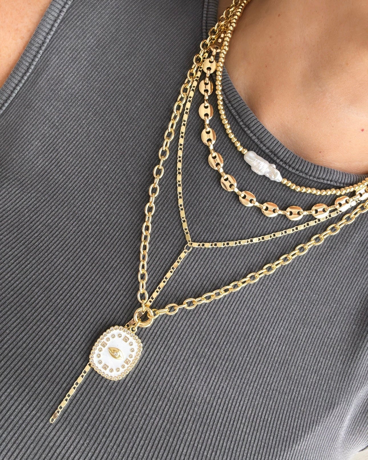 Long Necklace - Earring | LimaLimón Store - 3