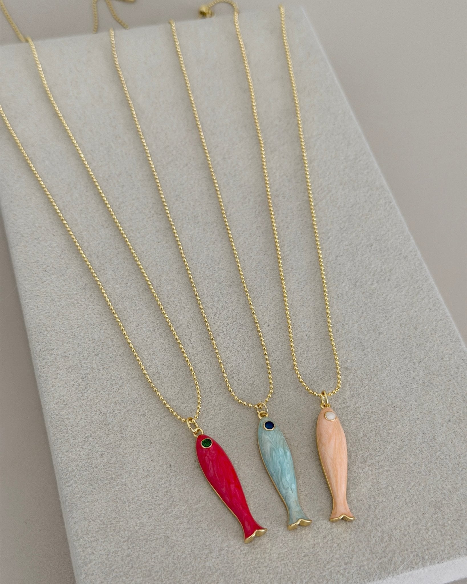 Lucky Fish Necklace - Necklaces | LimaLimón Store - 1