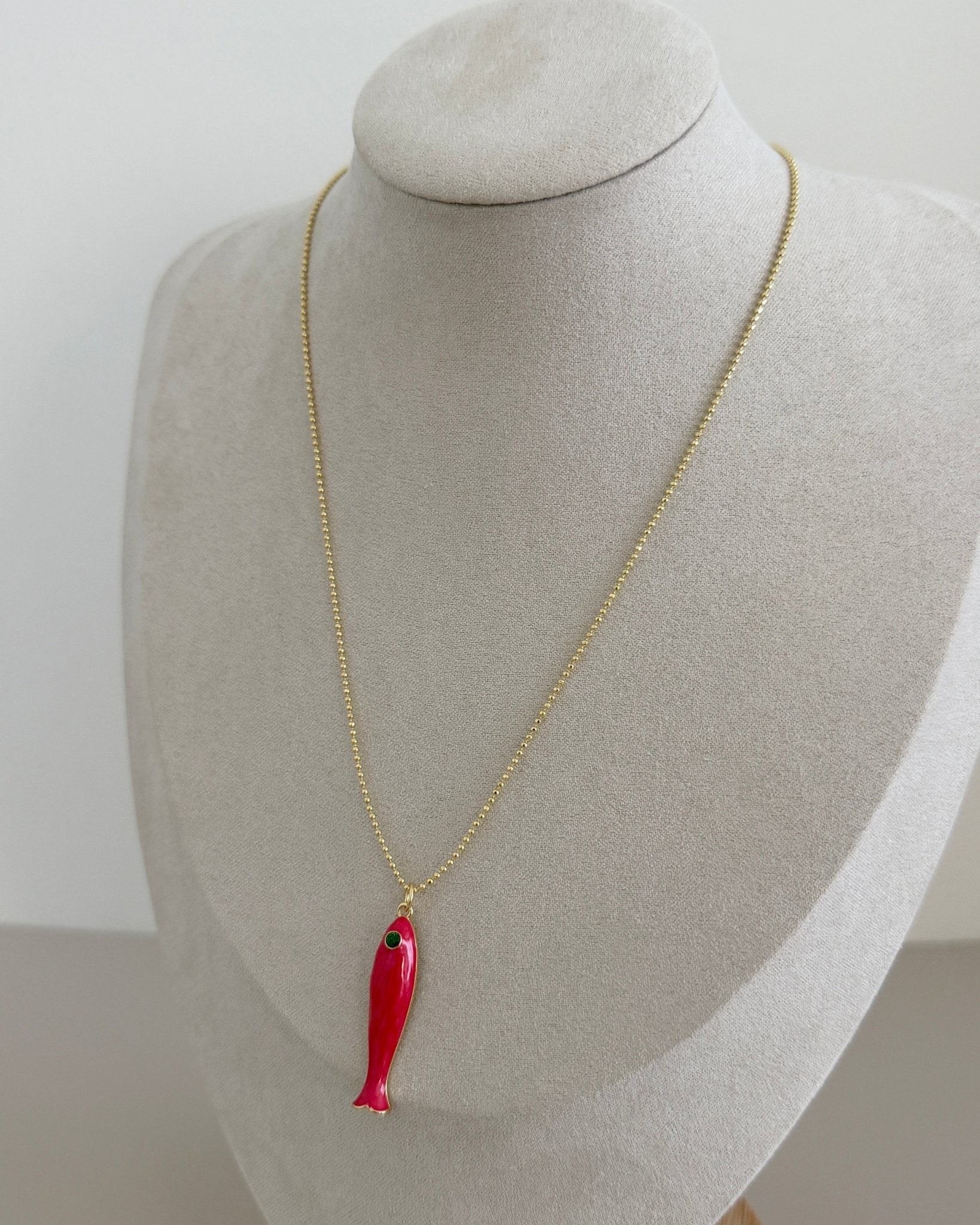 Lucky Fish Necklace - Necklaces | LimaLimón Store - 3