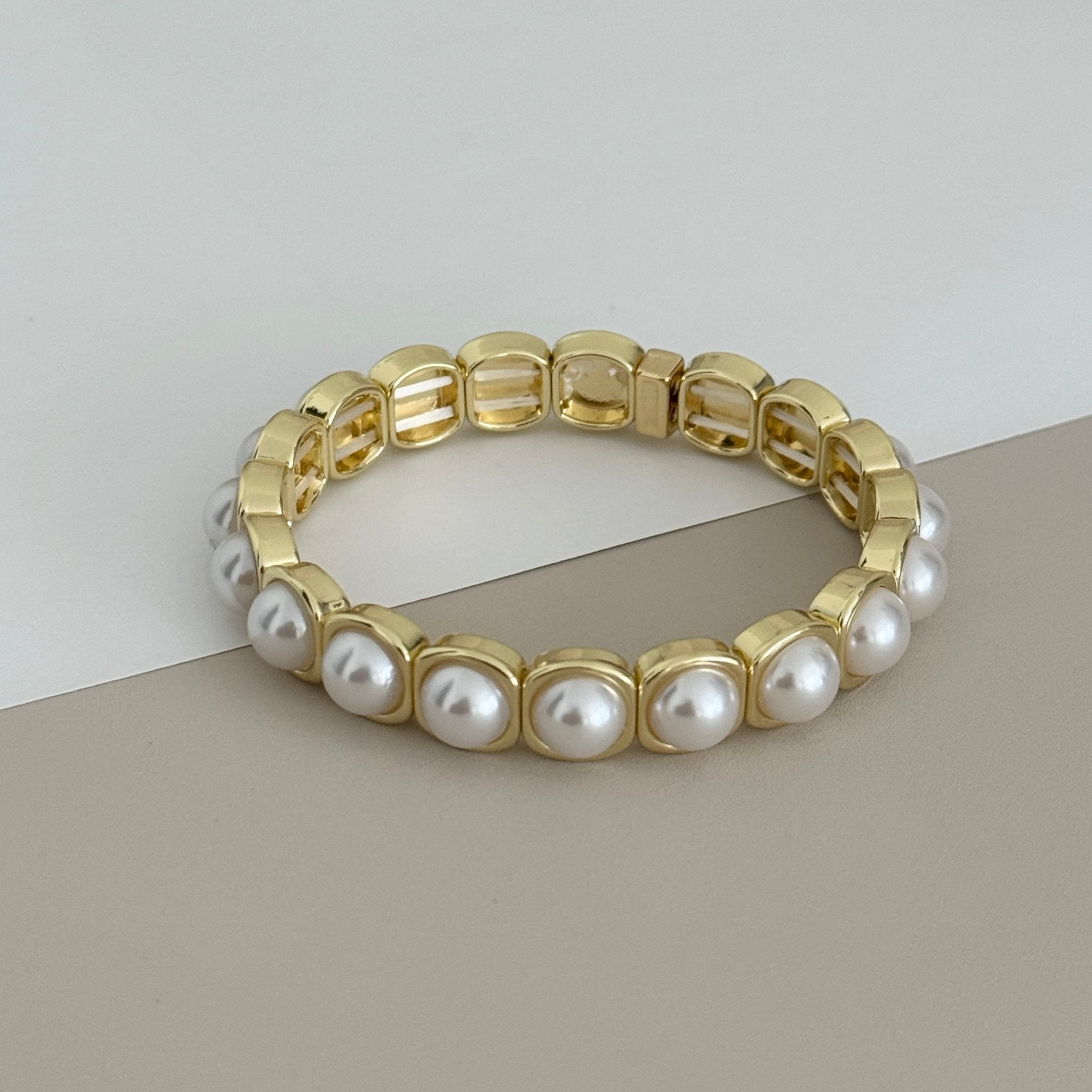 Luxe Pearl Link Bracelet - Bracelets | LimaLimón Store - 4