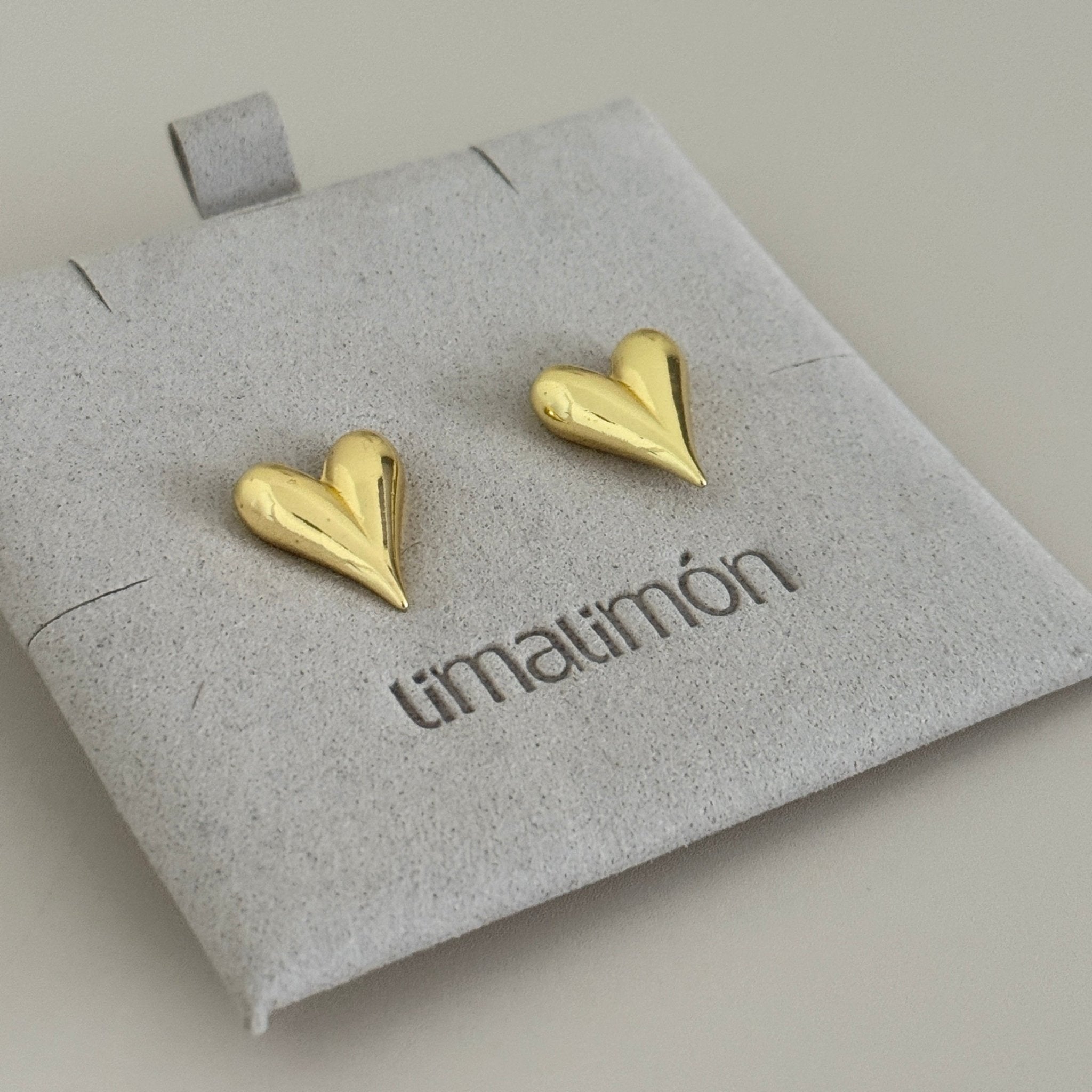 Melted Heart Studs - Earring | LimaLimón Store - 2