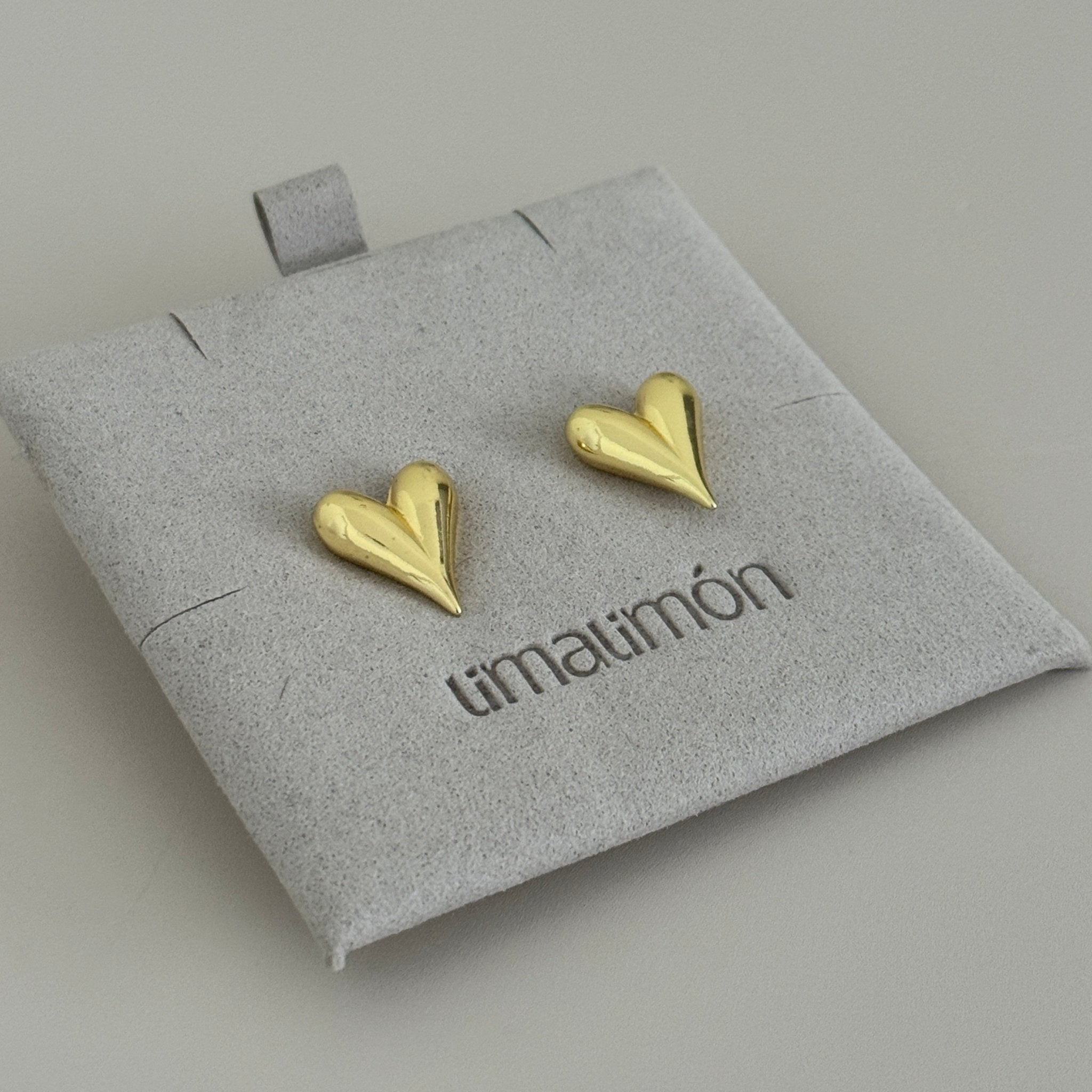 Melted Heart Studs - Earring | LimaLimón Store - 3