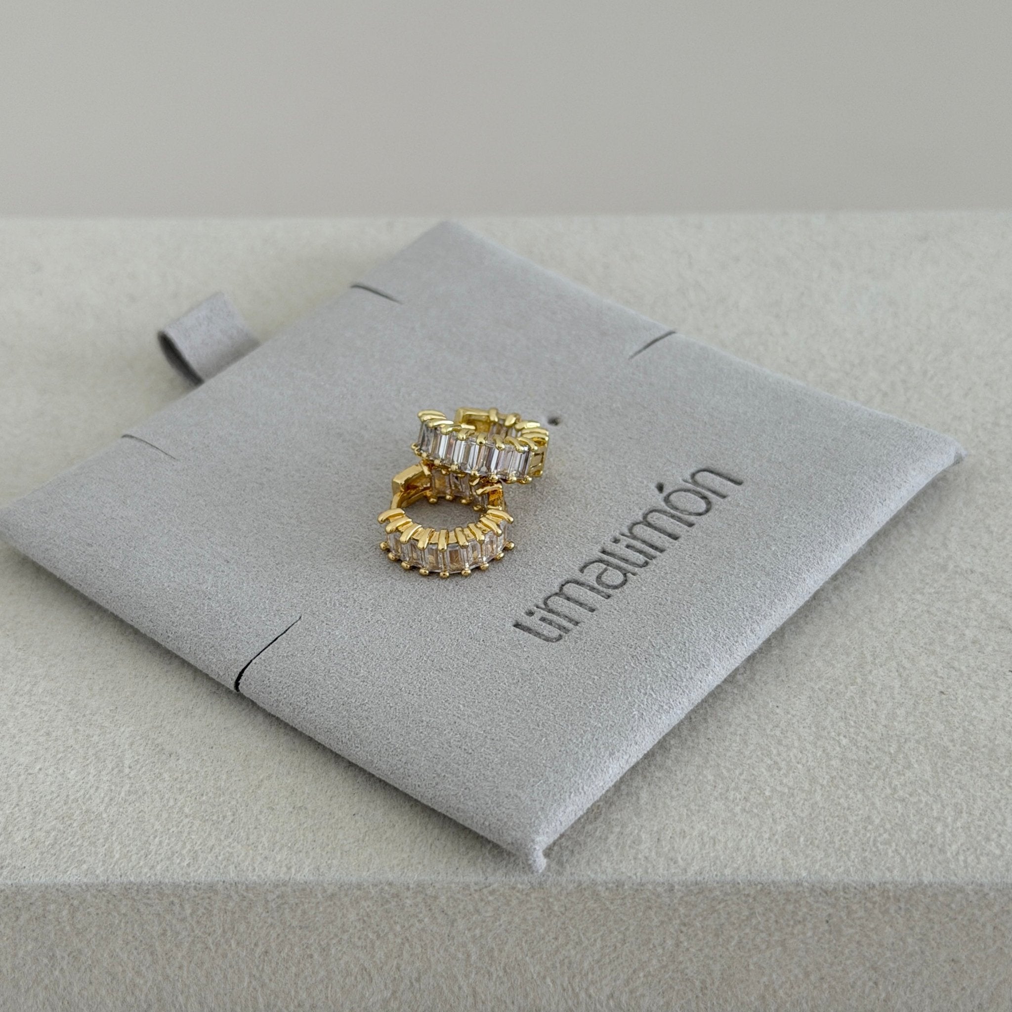 Mini Baguette Hoop Earrings - Earring | LimaLimón Store - 2