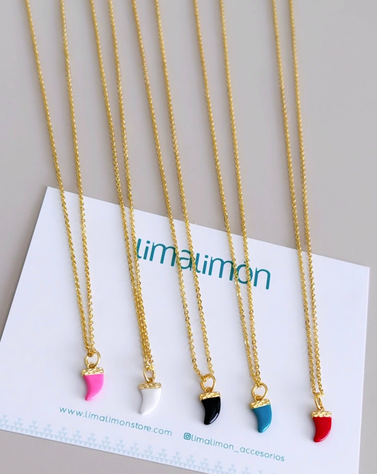 Mini Charm Necklace - Necklace | LimaLimón Store - 1