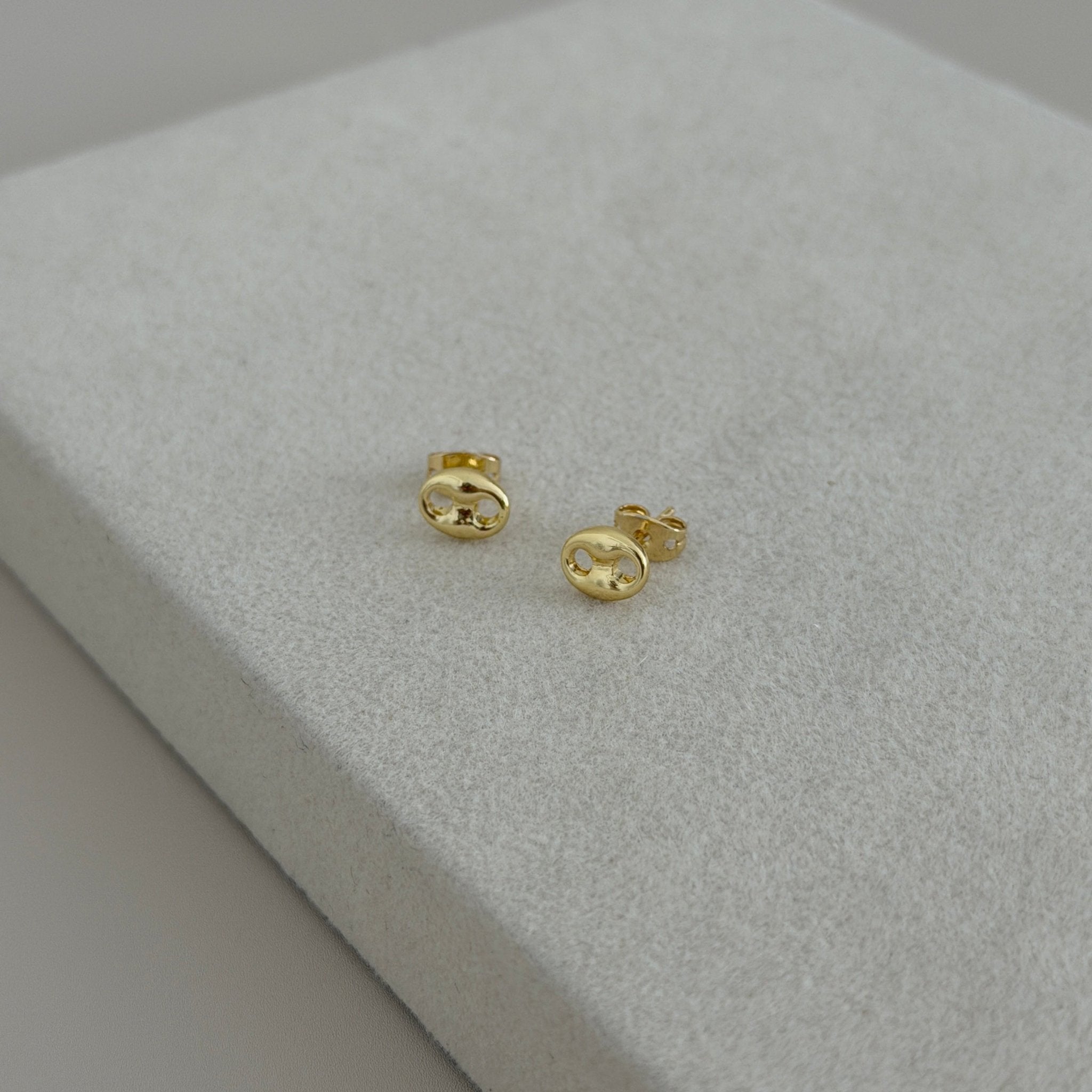 Mini Link Stud Earrings - Earring | LimaLimón Store - 1