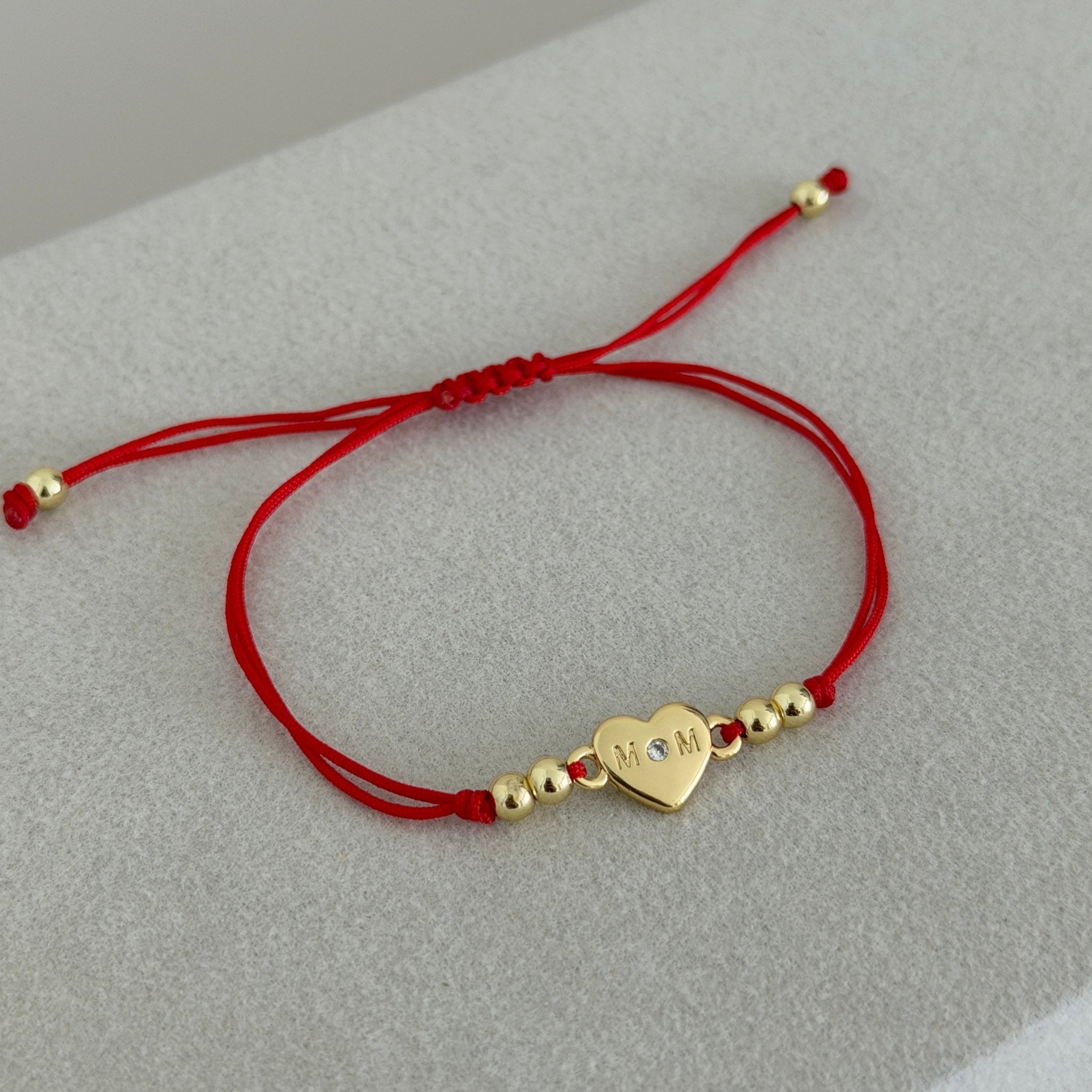 Mom Heart Red Bracelet - Bracelet | LimaLimón Store - 1