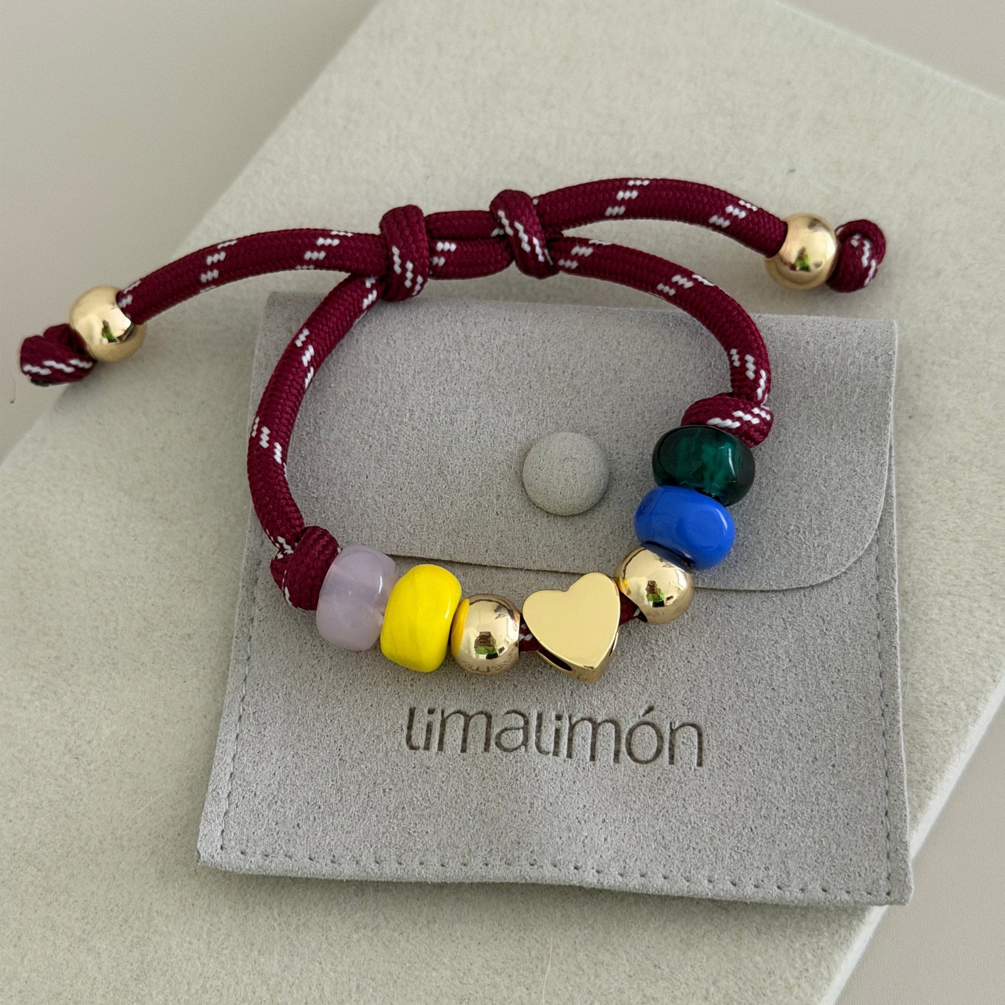 Murano Donut Heart Bracelet - Bracelet | LimaLimón Store - 2