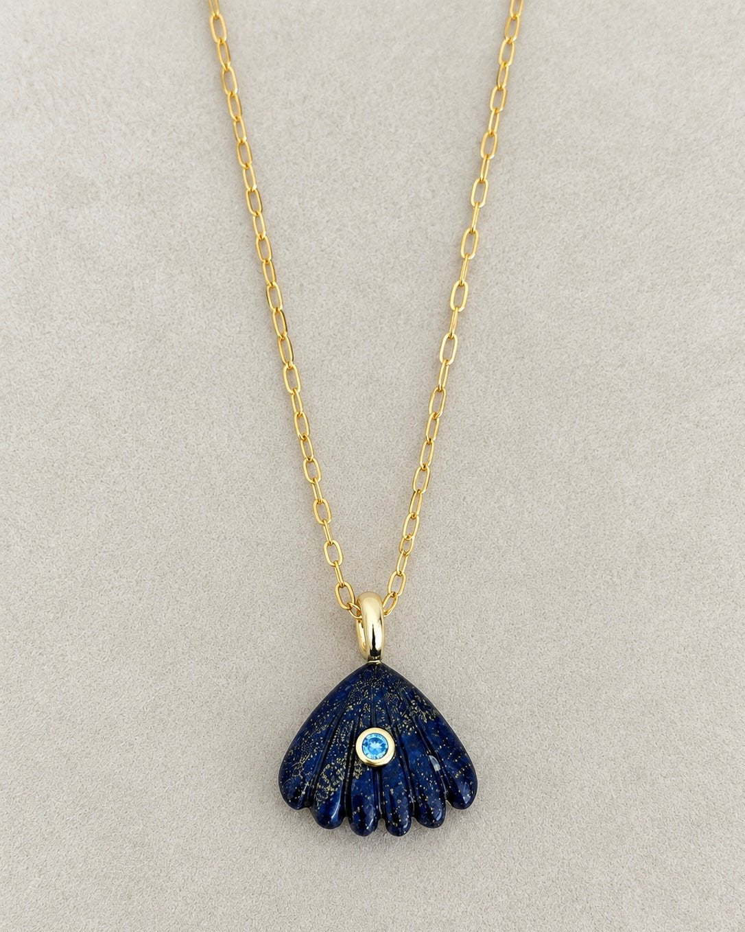 Natural Stone Seashell Charm Necklace - Necklaces | LimaLimón Store - 2