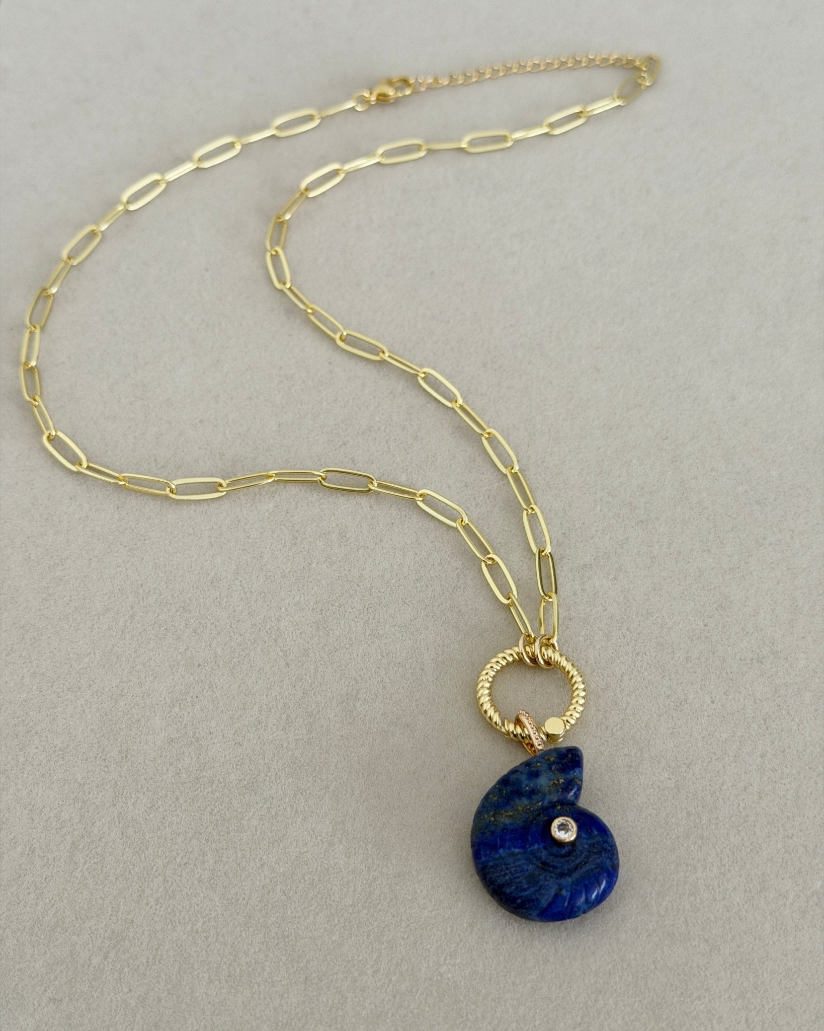 Ocean Ammonite Necklace - Necklaces | LimaLimón Store - 2