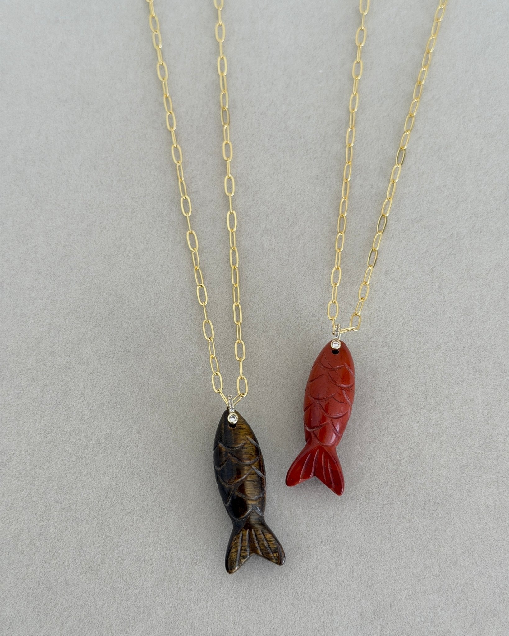 Ocean Fish Charm Necklace - Necklaces | LimaLimón Store - 5