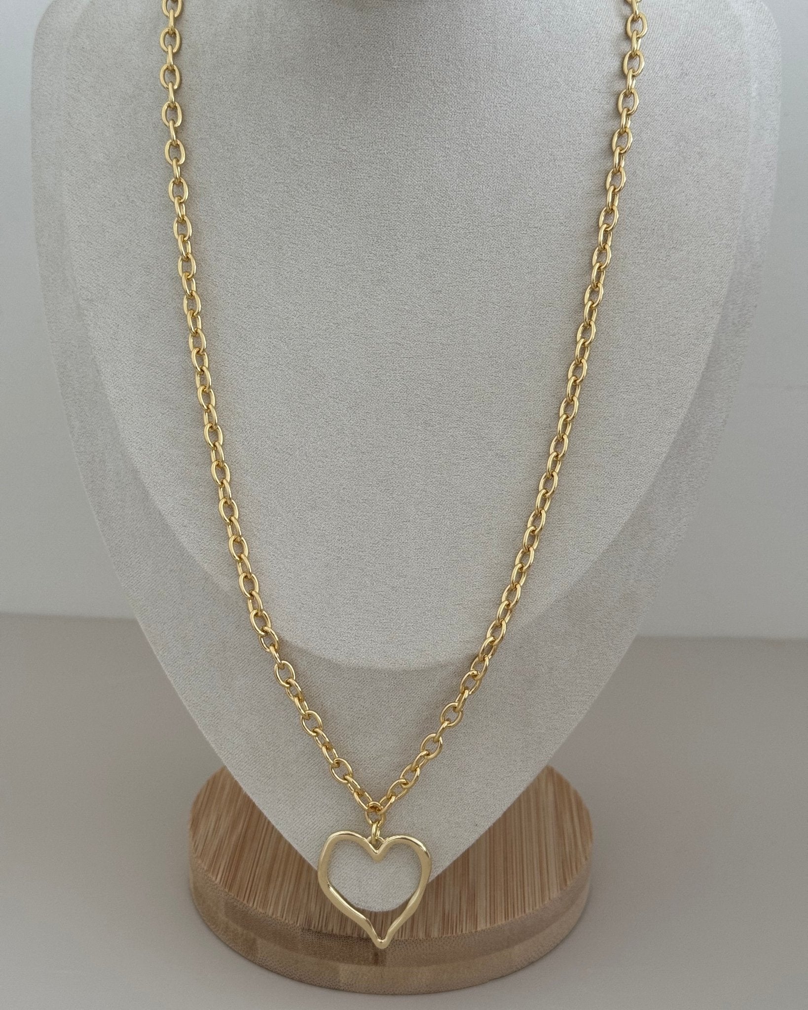 Open Heart Necklace - Necklace | LimaLimón Store - 4
