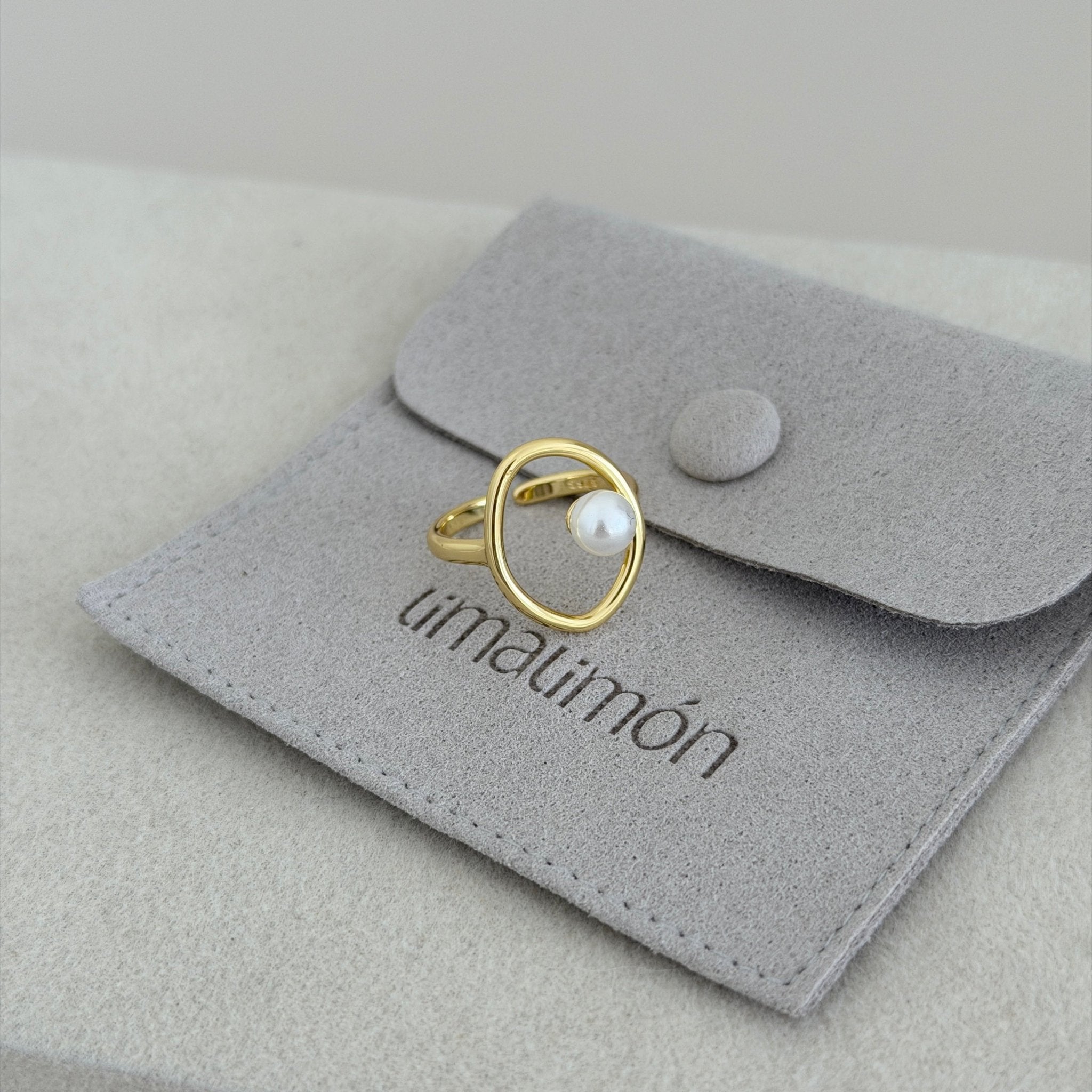 Orbit Pearl Adjustable Ring - ring jewelry | LimaLimón Store - 3