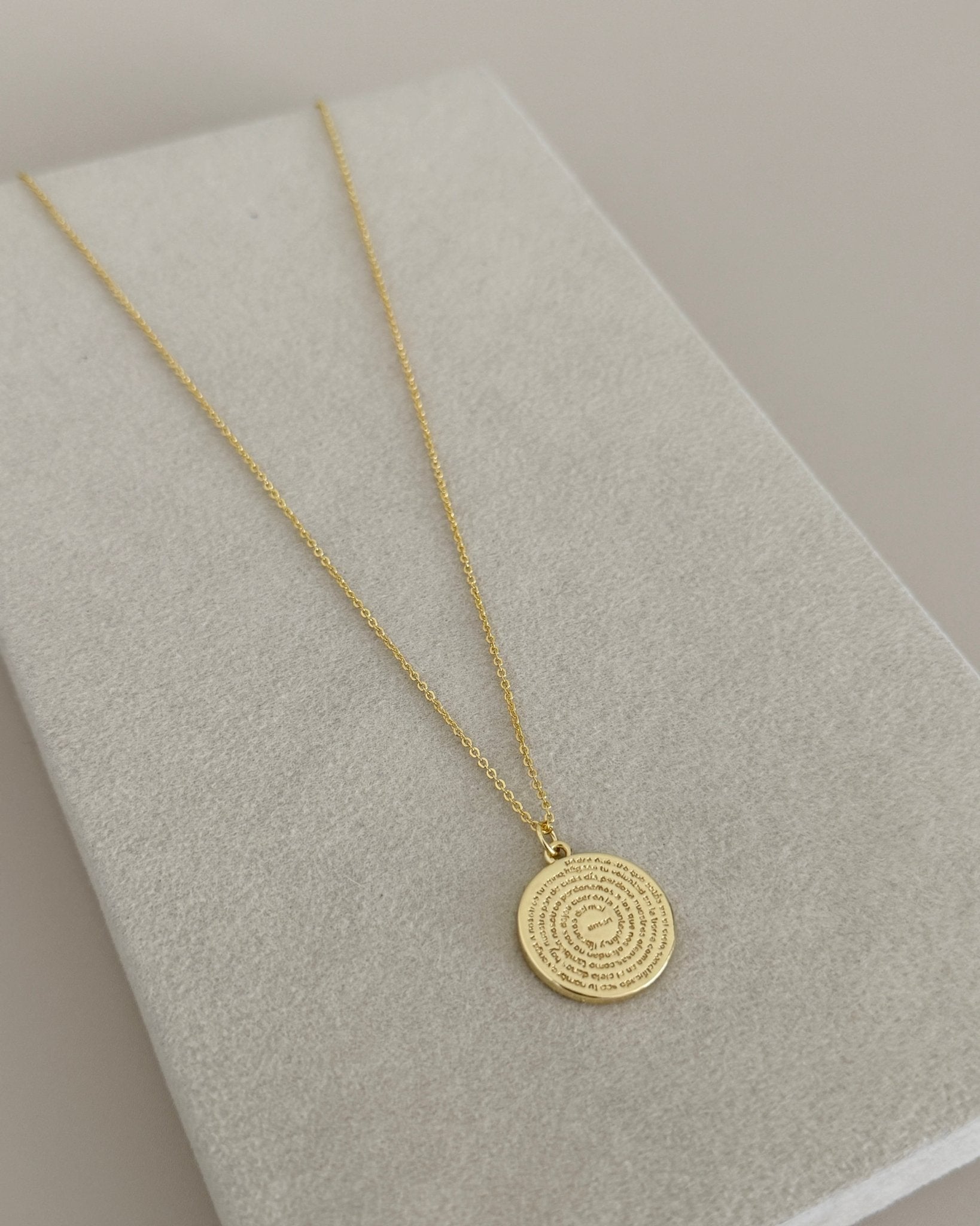 Our Father Medallion Necklace - Necklace | LimaLimón Store - 1