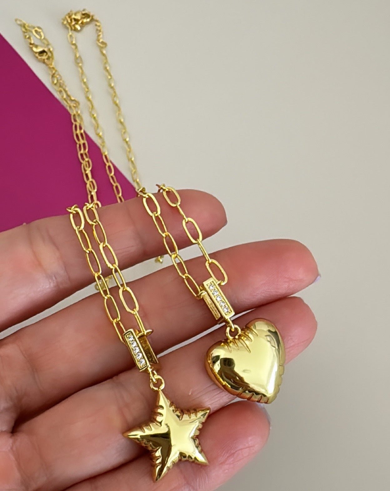 Paper Clip Chain Necklace - Necklace | LimaLimón Store - 5