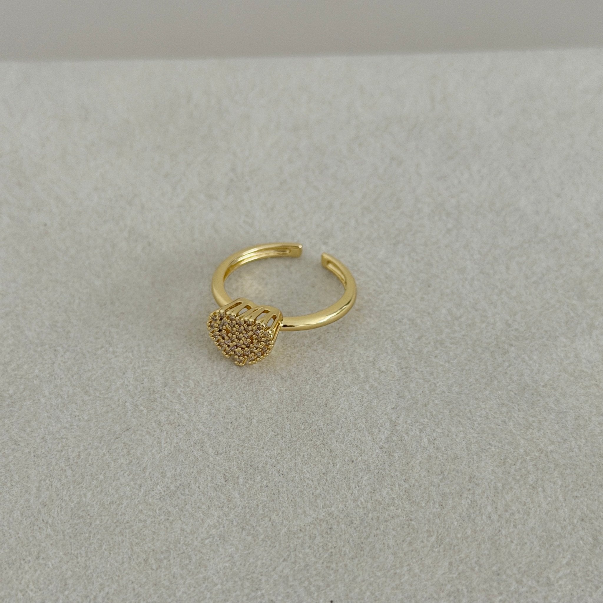 Pavé Heart Ring - | LimaLimón Store - 4