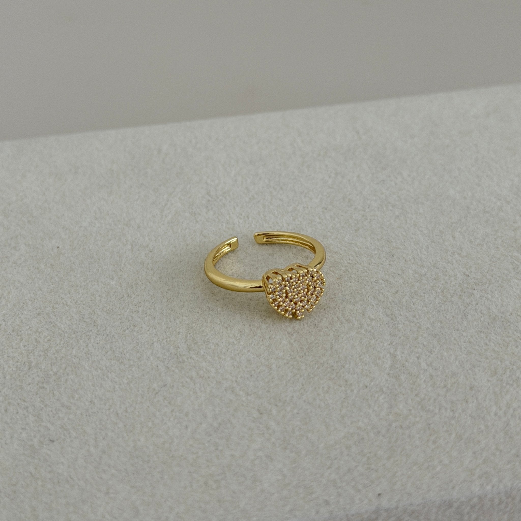 Pavé Heart Ring - | LimaLimón Store - 1