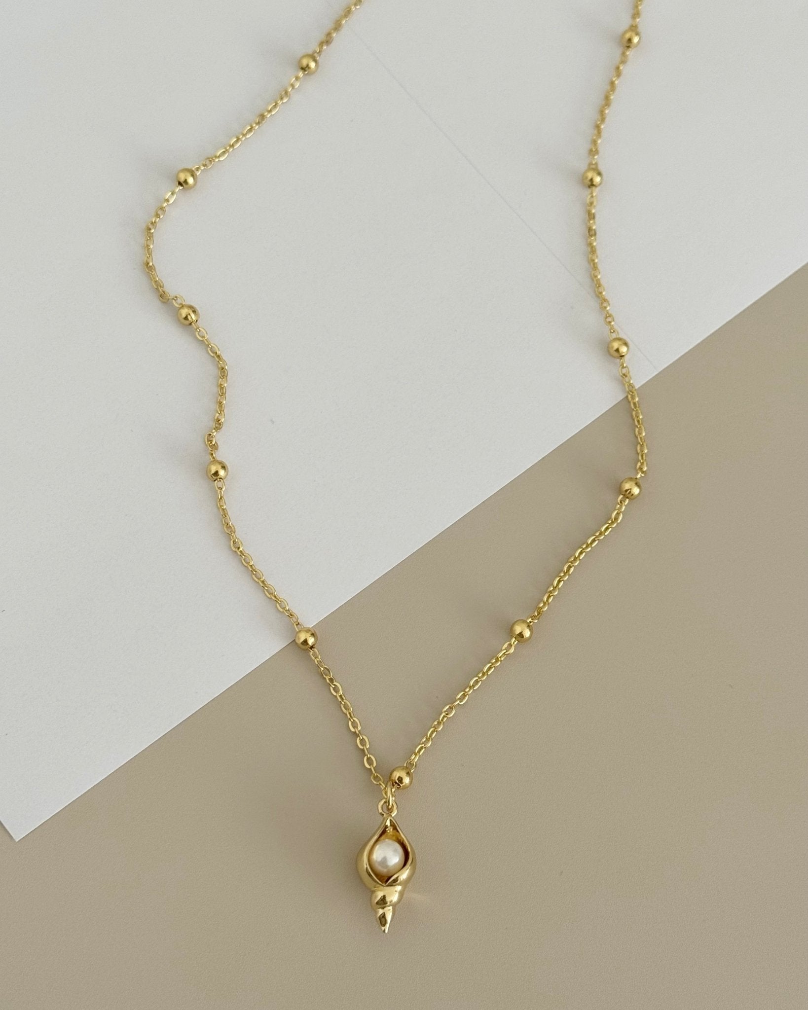 Pearl Gold Necklace - Necklace | LimaLimón Store - 8