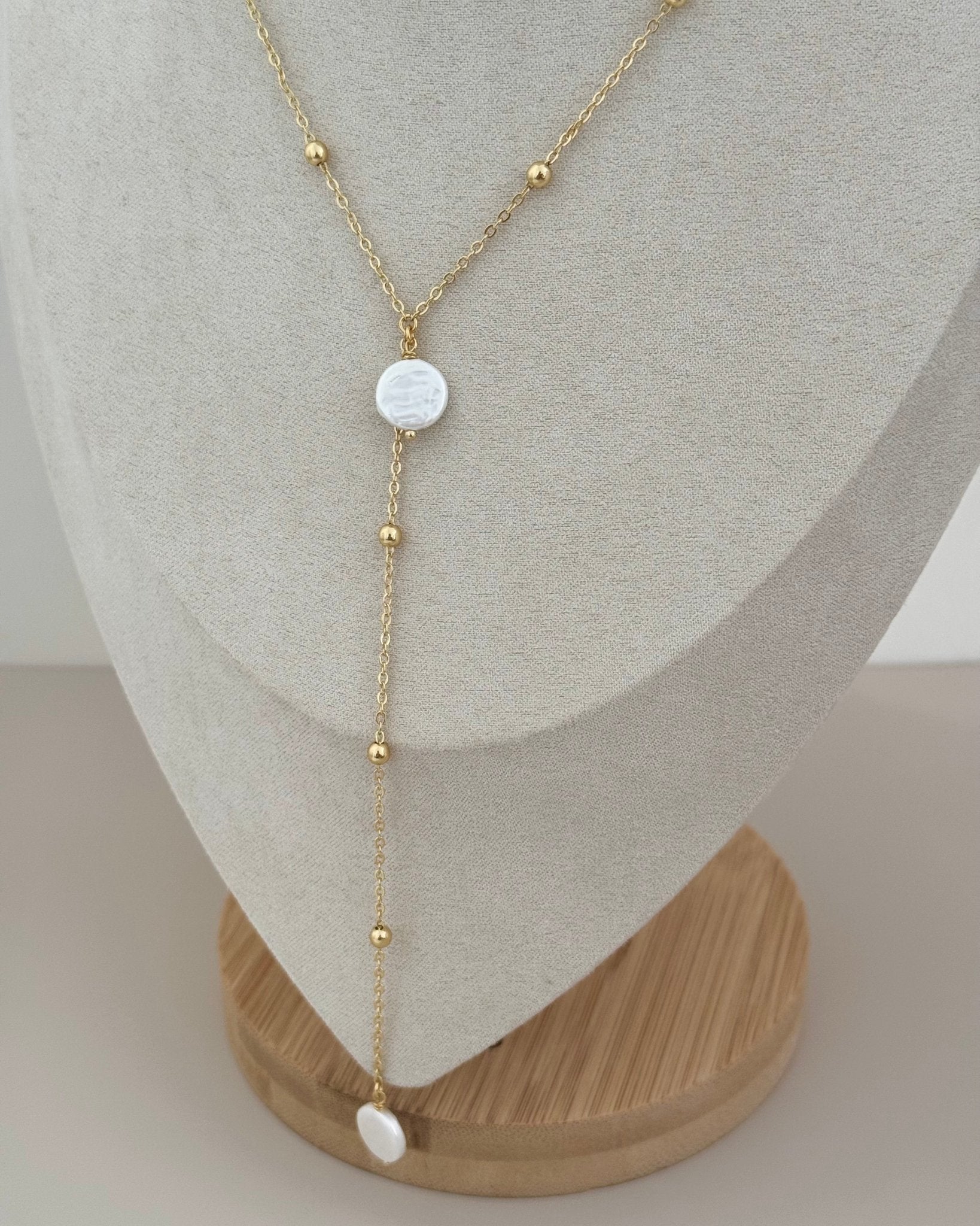 Pearl Long Necklace - Necklace | LimaLimón Store - 3