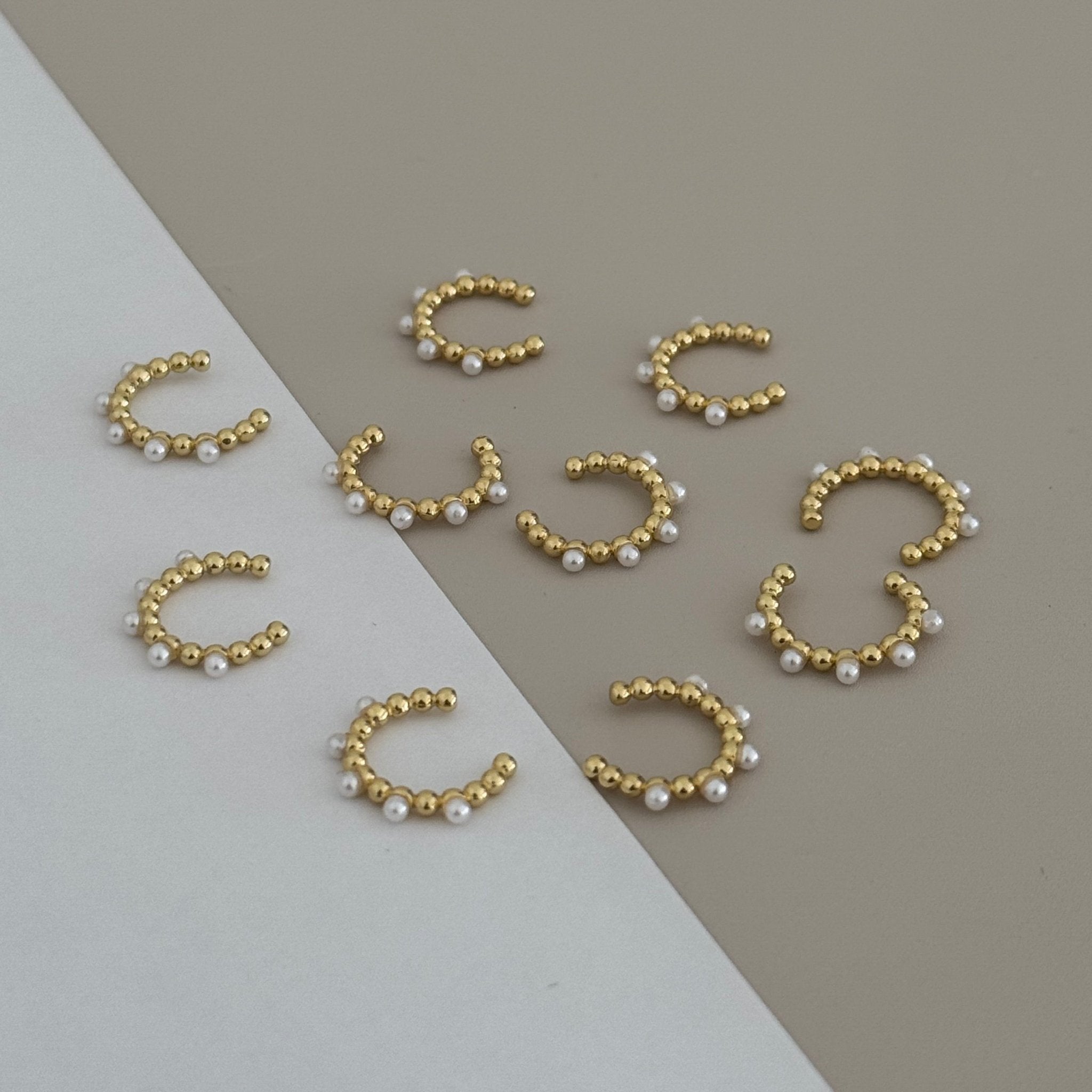 Pearls Ear Cuff - LimaLimón Store