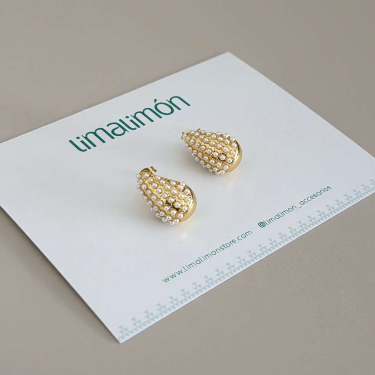 Pearls Earring - Earring | LimaLimón Store - 3