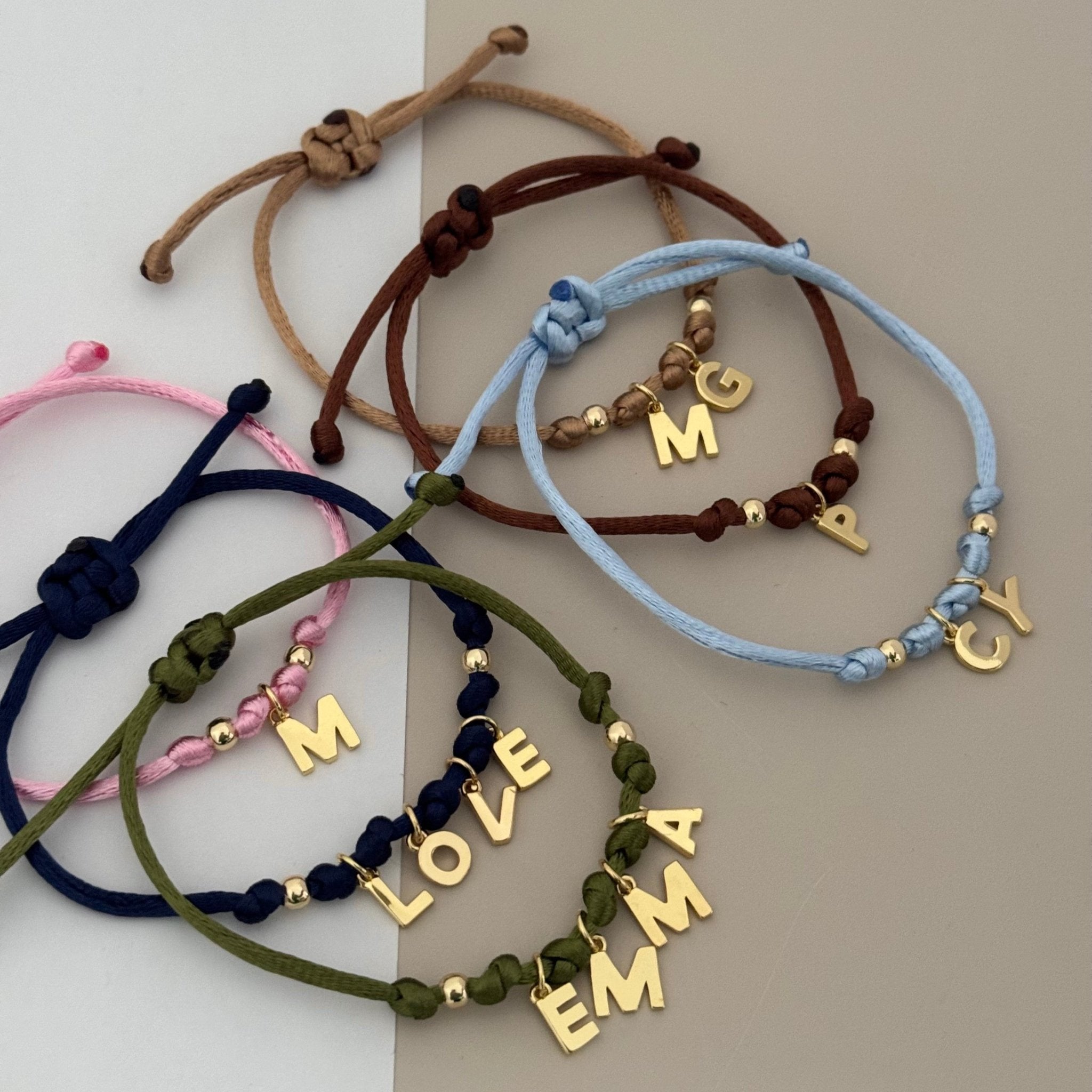 Personalized Cord Bracelet - Custom Necklace | LimaLimón Store - 1
